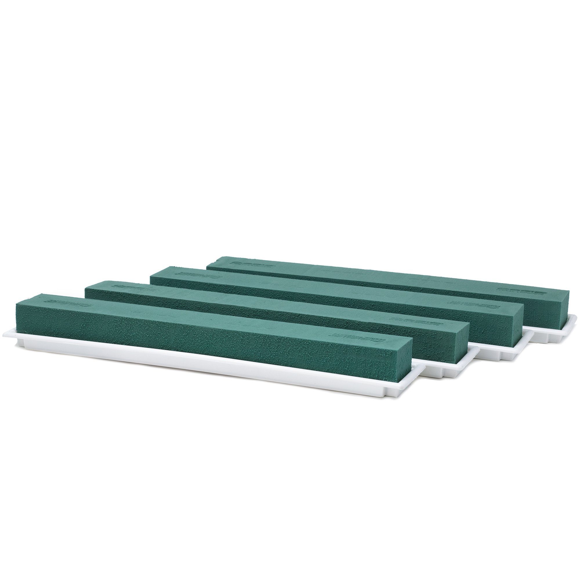 Oasis Schaumgummi OASIS® Table Deco Maxi - 48 x 9 x 5cm - 4 St. - weiß