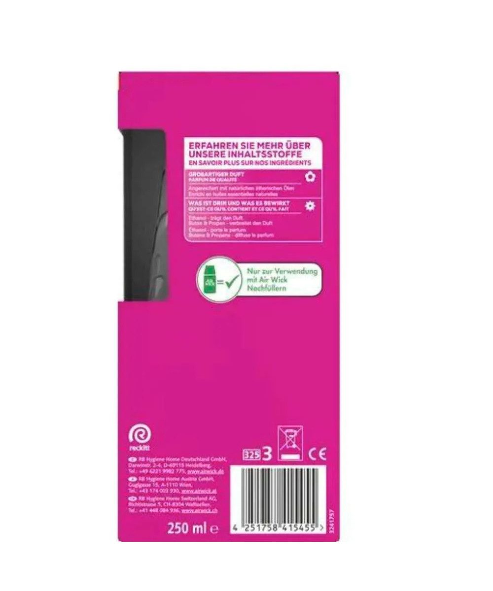 Reckitt Benckiser Deutschland GmbH Raumduft Airwick Freshmatic Max Starterset (Automatisches Duftspray) (Set, 2-St., Freshmatic Max Starterset), Geruchsneutralisierung bis zu 70 Tage
