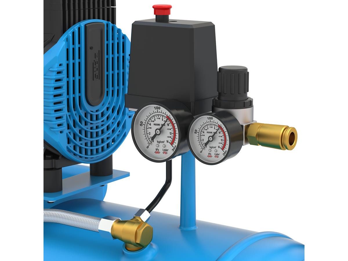 Güde Kompressor Airpower 270/8/50 SILENT, 1680 W, max. 8 bar, 50 l, 1,68 kW, 8 bar max. Betriebsdruck, 213 l/min effektive Liefermenge