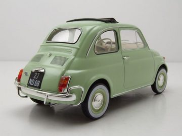 Norev Modellauto Fiat 500 L 1968 hellgrün mit Geburtsverpackung Modellauto 1:18 Norev, Maßstab 1:18