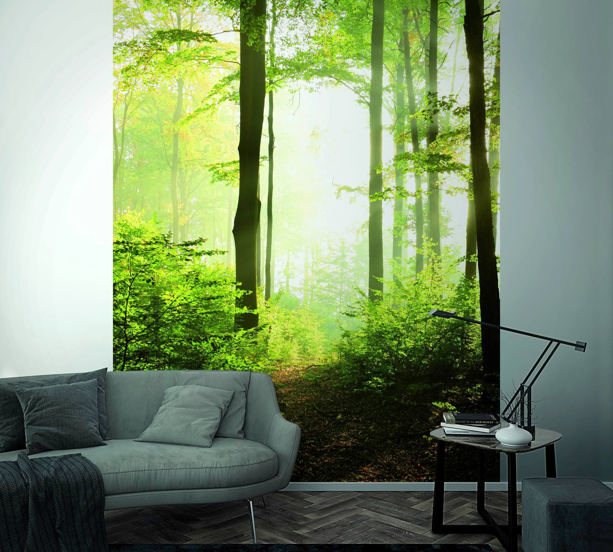 Marburg Fototapete, Holz, Wald, moderne Tapete für Wohnzimmer Schlafzimmer Küche