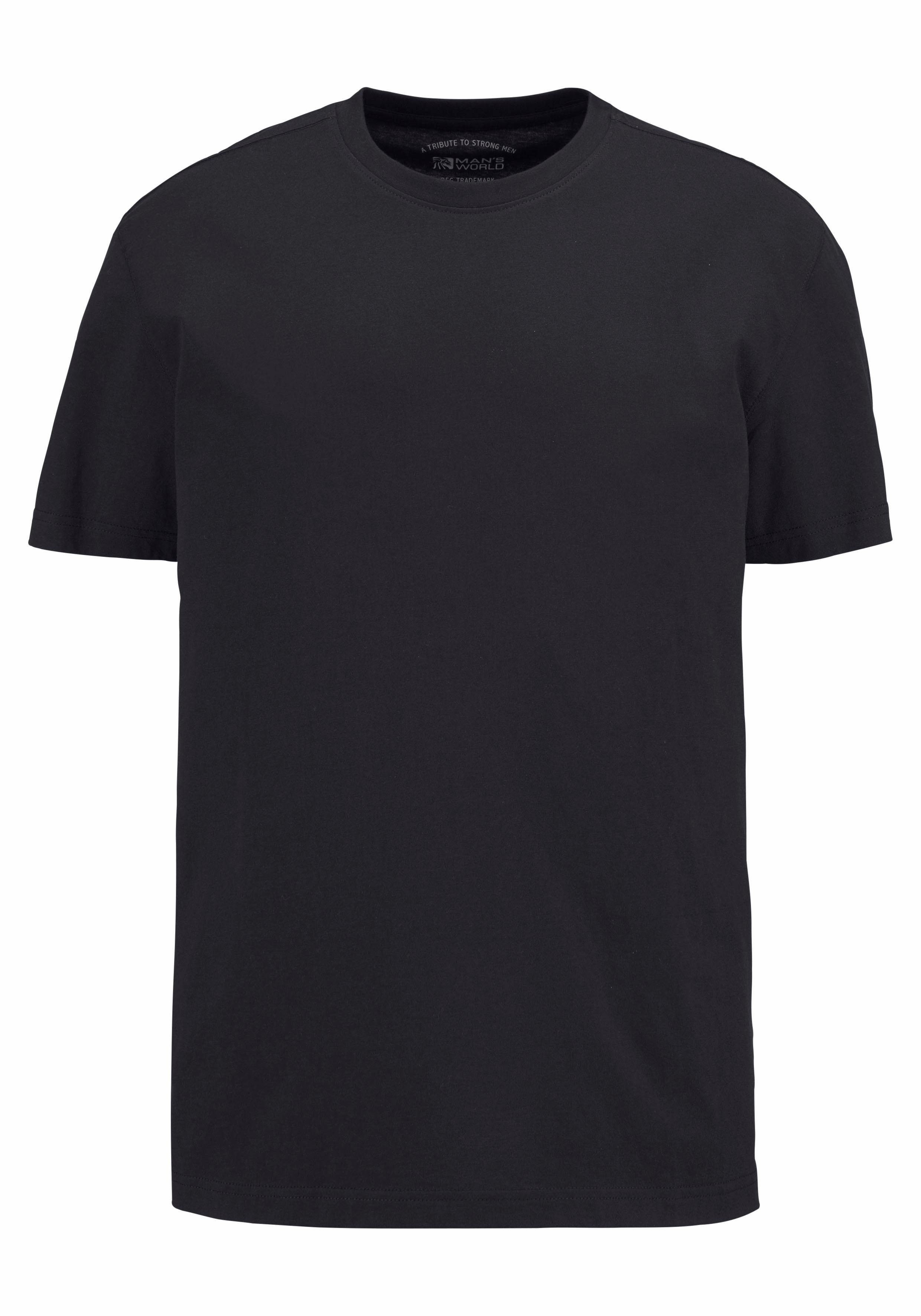 3-tlg., (Packung, Farben World T-Shirt Basic Man's 3er-Pack)