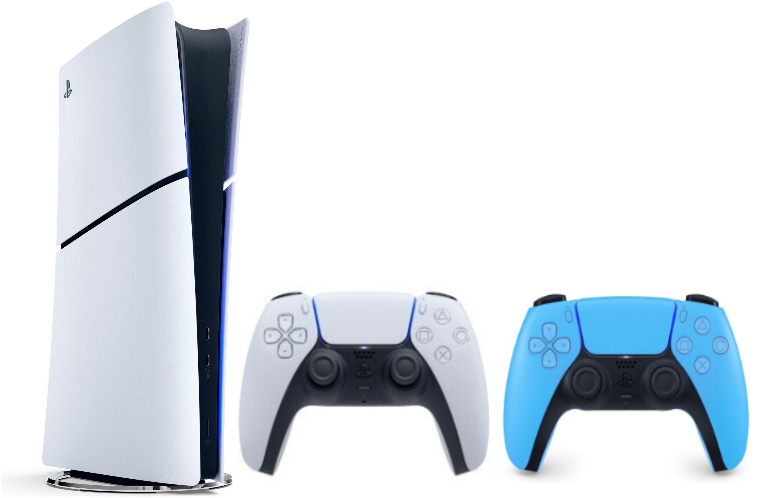Playstation Playstation 5 Digital Slim inkl. zweiten DS Controller Starlight Blue