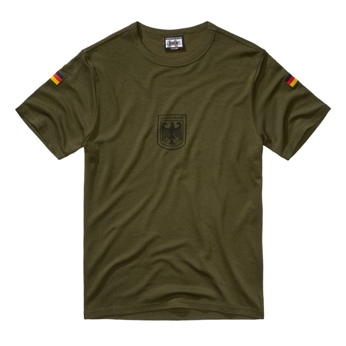 BWuM T-Shirt BWuM Bundeswehr Sportshirt mit Flaggen & Adler günstig online kaufen
