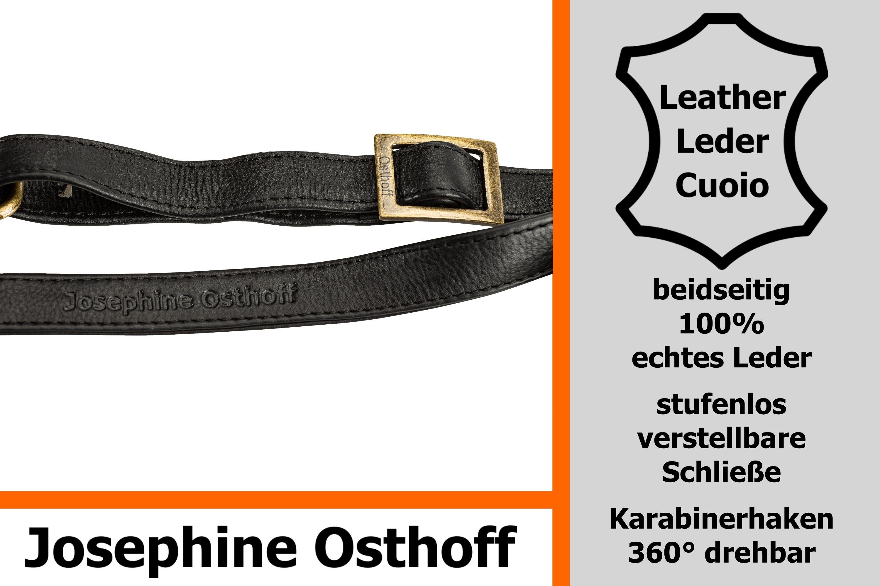 Josephine Osthoff Schulterriemen Schulterriemen 2 cm schwarz/altgold – Bild 4 von 5