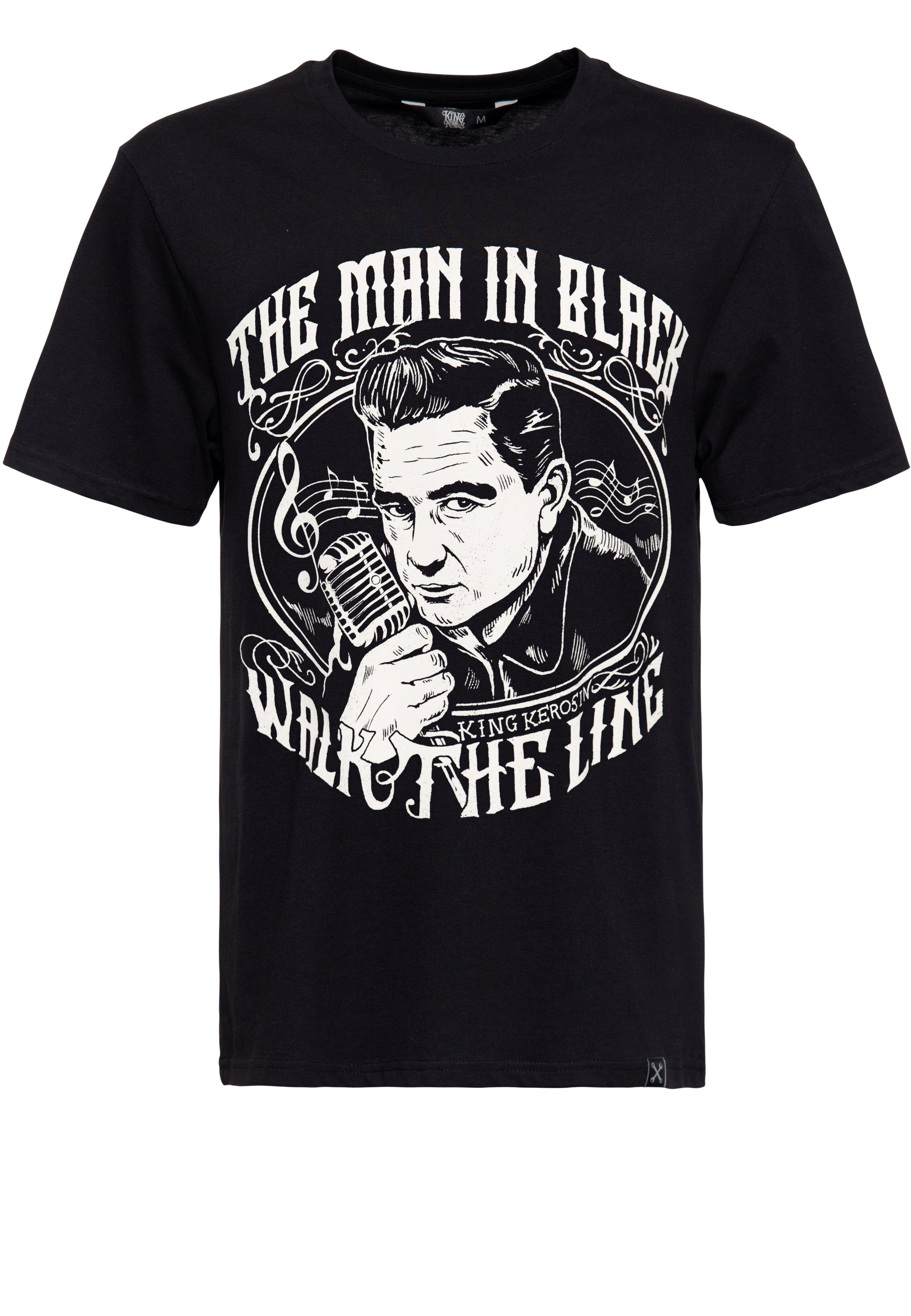 Man Print T-Shirt The In KingKerosin Rod mit Black Hot