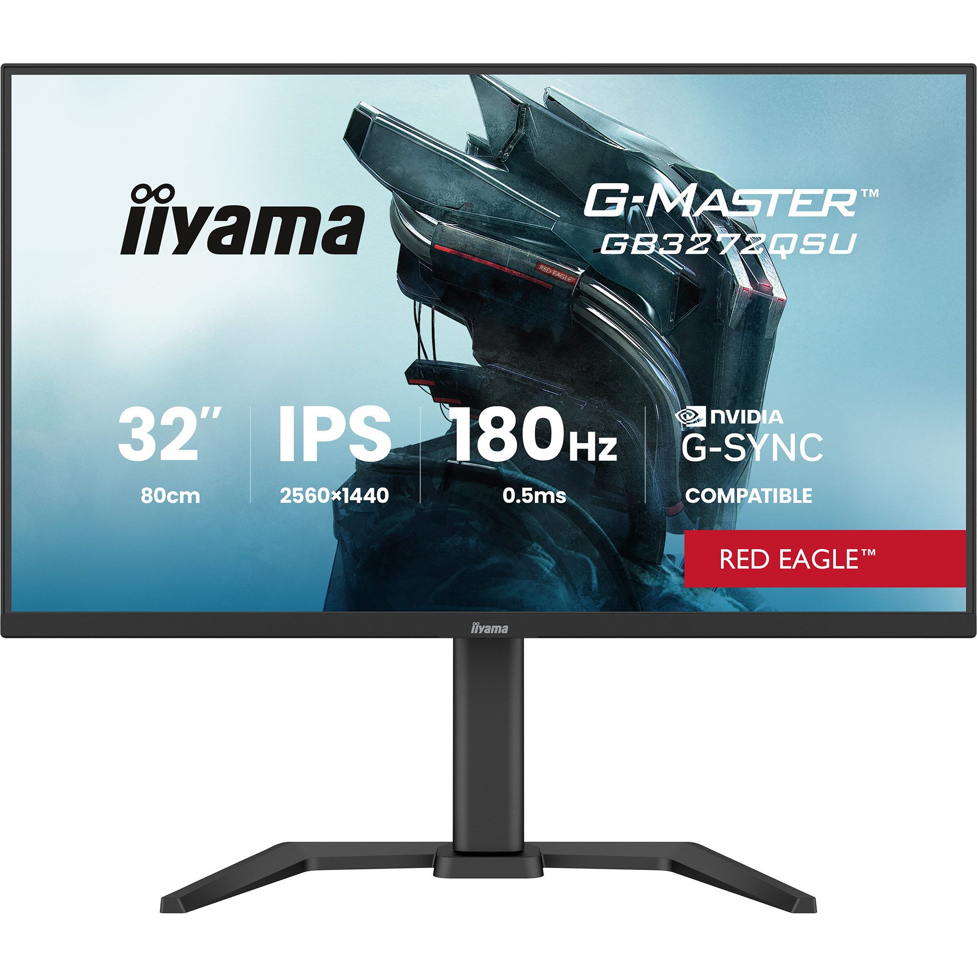Iiyama iiyama G-Master GB3272QSU-B1 Red Eagle, TFT-Monitor (2560 x 1440 px)