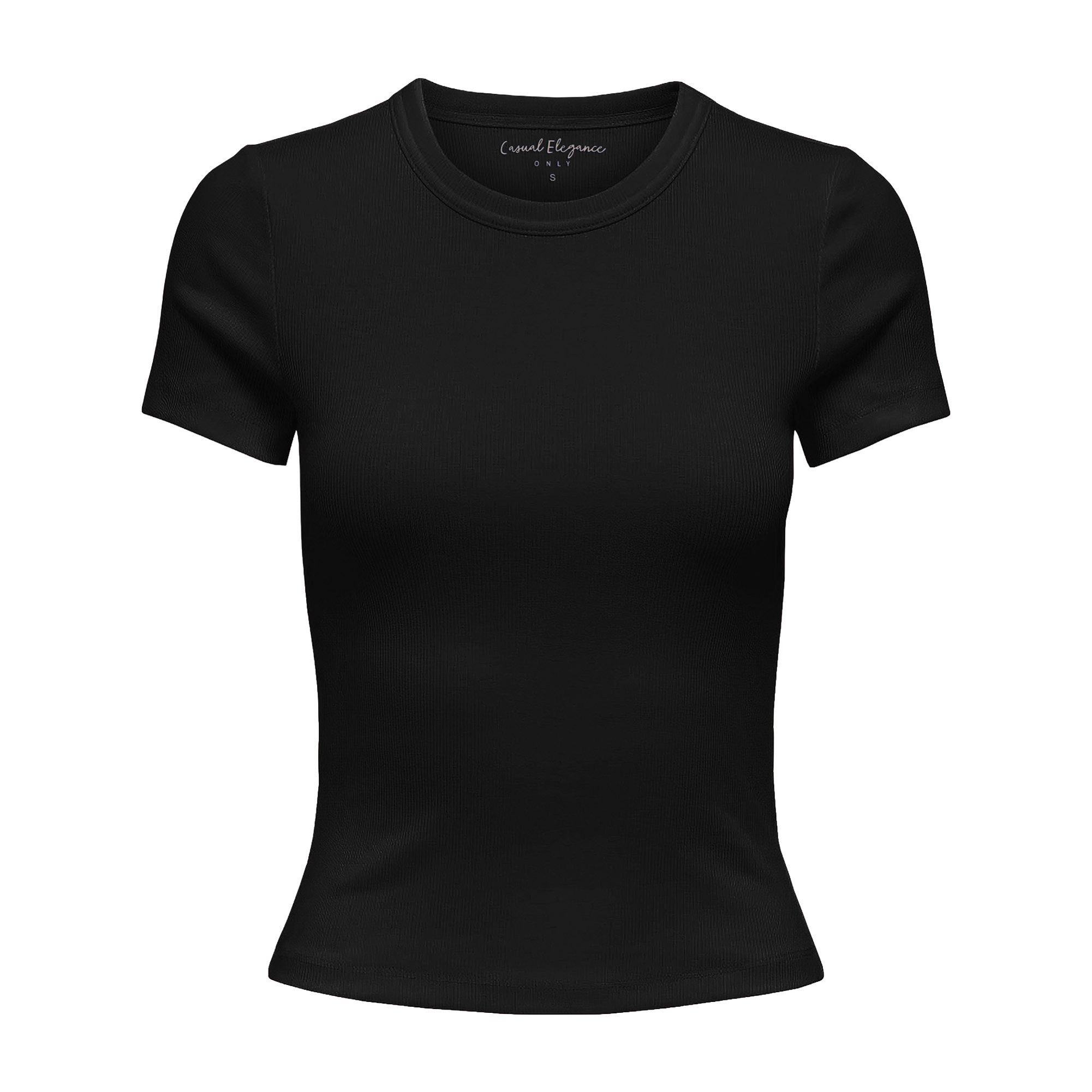 ONLY T-Shirt Damen T-Shirt 1er Pack Baumwollmischung (Packung, 1er Pack) günstig online kaufen