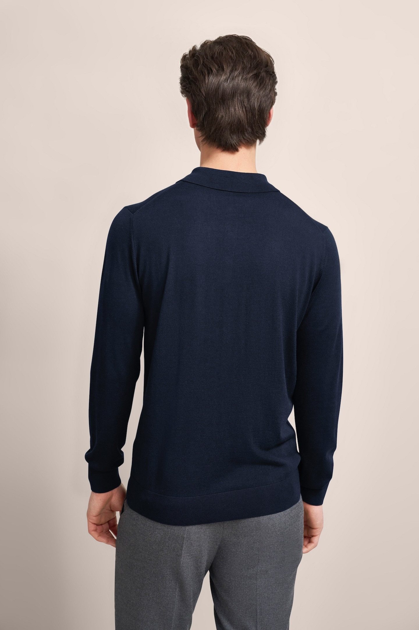 bugatti Langarm-Poloshirt in moderner Optik günstig online kaufen