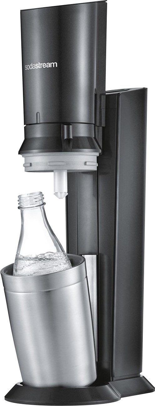 SodaStream Wassersprudler Crystal 3.0 Umsteiger kein CO2-Zylinder enthalten, (1-tlg), NUR kompatibel mit dem pinken CQC-Zylinder von SodaStream