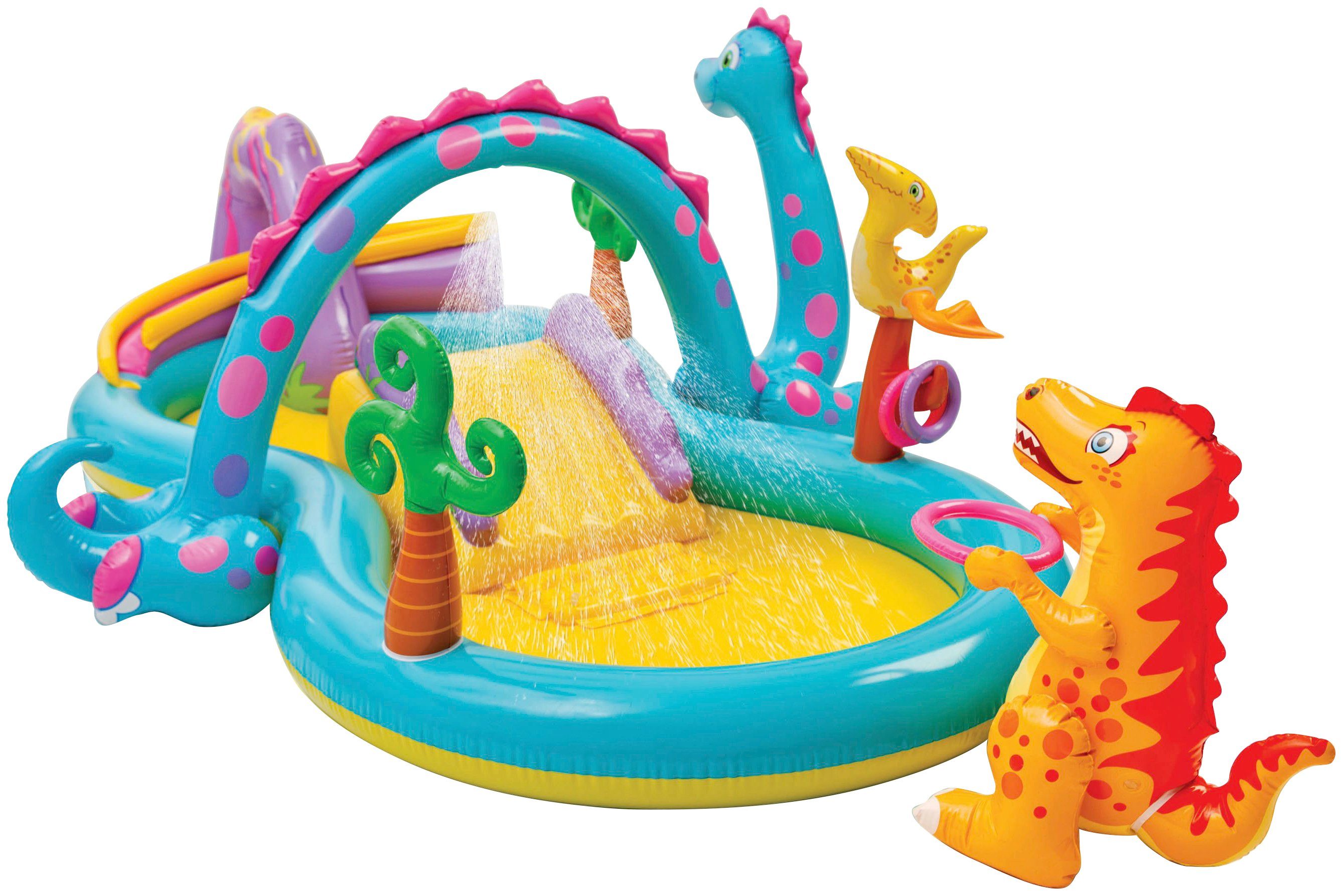 Intex Planschbecken Dinoland Play Center, (7-tlg)