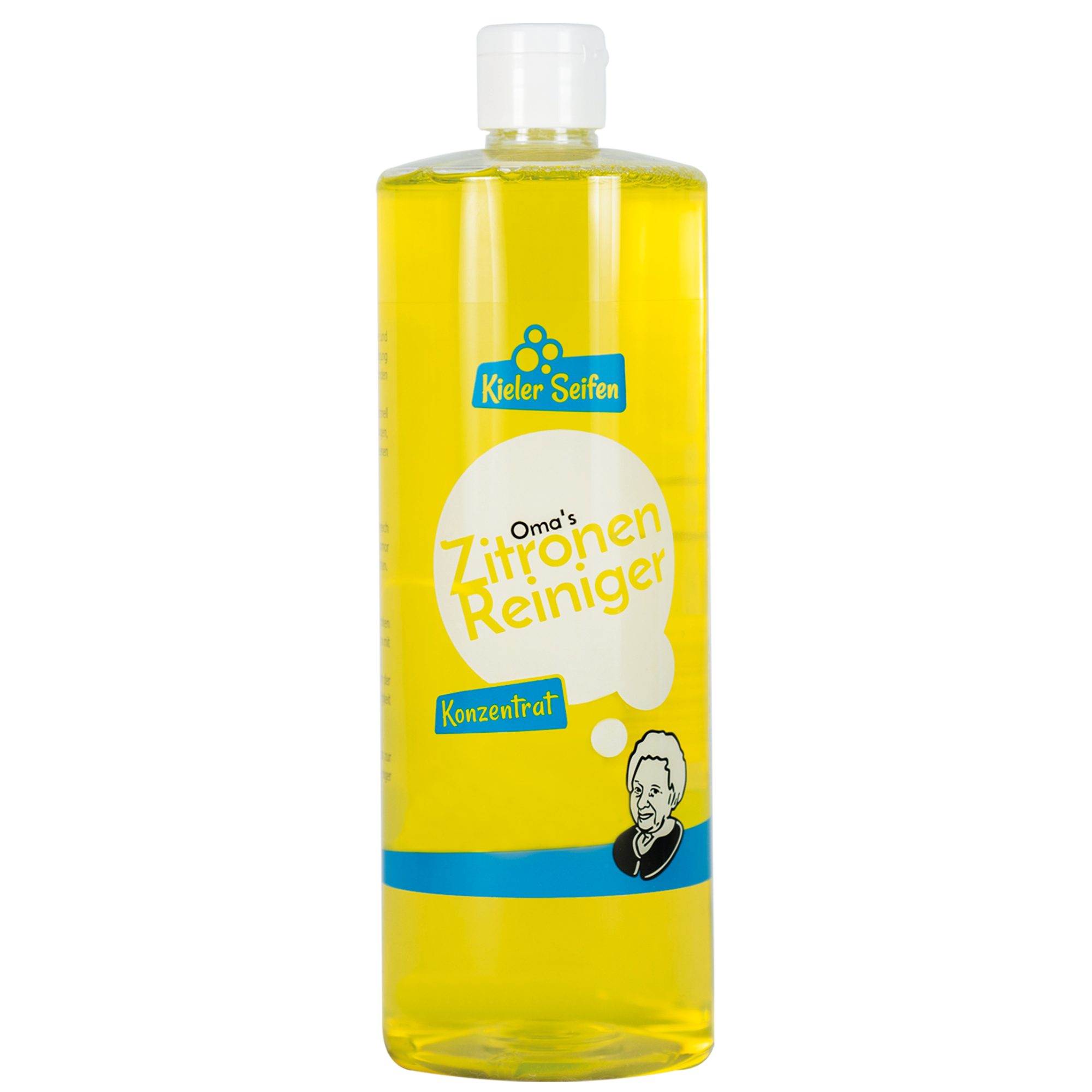 Kieler Seifen Zitronenreiniger Essigreiniger (1L Konzentrat Kalklöser für Bad, Küche und Sanitär)