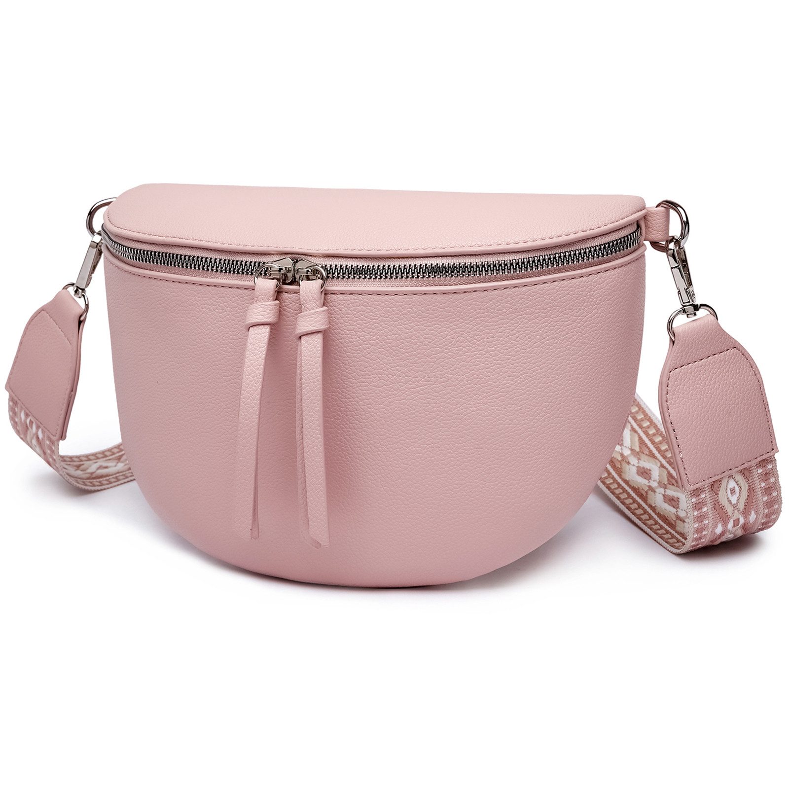 Fomax Bauchtasche aus Kunstleder, Damen Umhängetasche, mit Schulterriemen günstig online kaufen