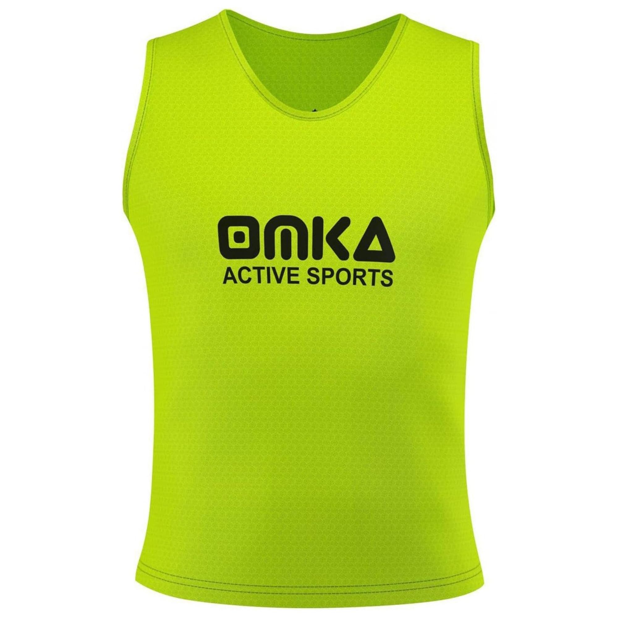OMKA Trainingsleibchen OKLB01 10er Pack (Spar-Set, 10er-Pack) 10x OMKA Fußball Leibchen Trainingsleibchen