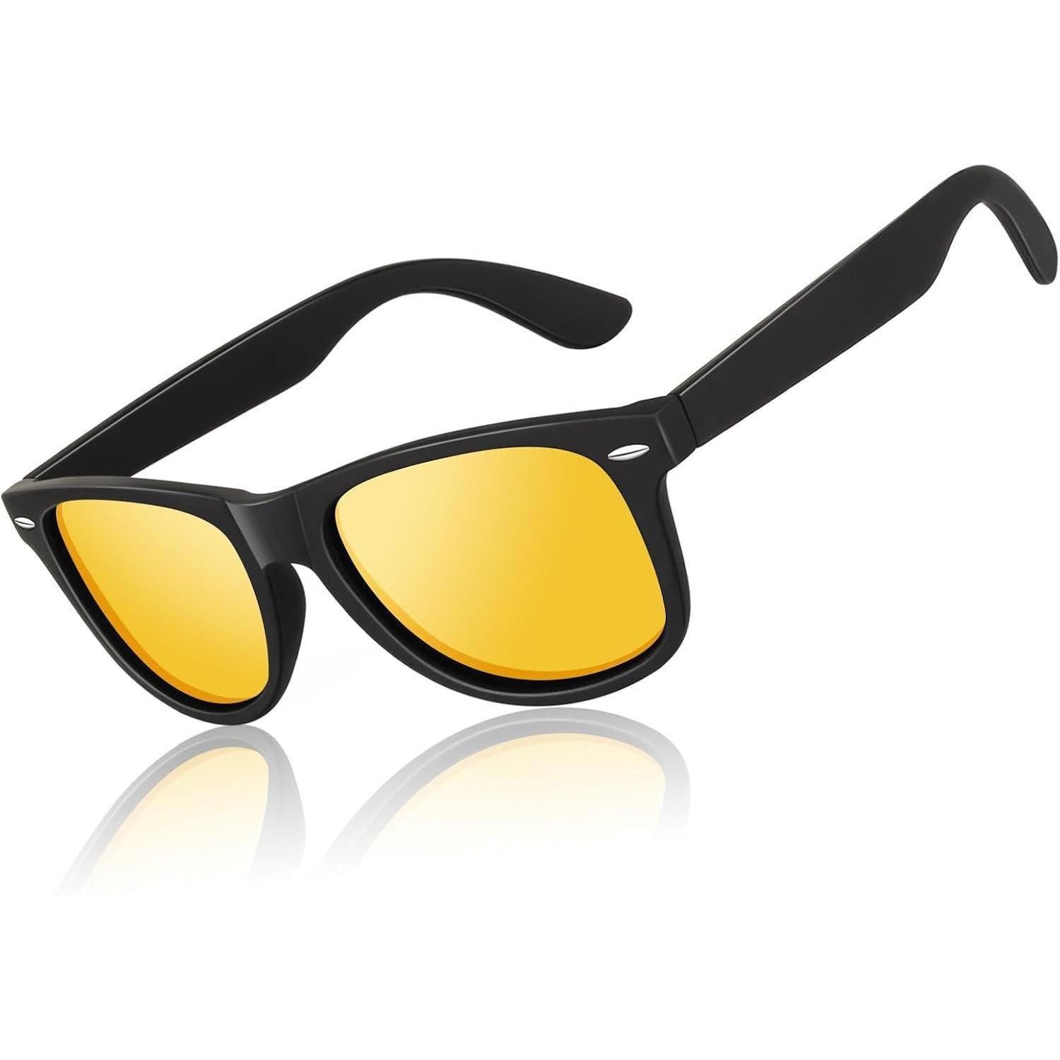 LuxusKollektion Retrosonnenbrille Sonnenbrille Polarisiert 1 Schwarz Rahmen günstig online kaufen