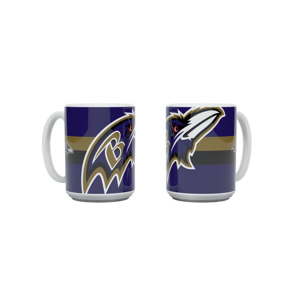 Baltimore Ravens Becher Baltimore Ravens Tasse "Triple Logo ", Keramik