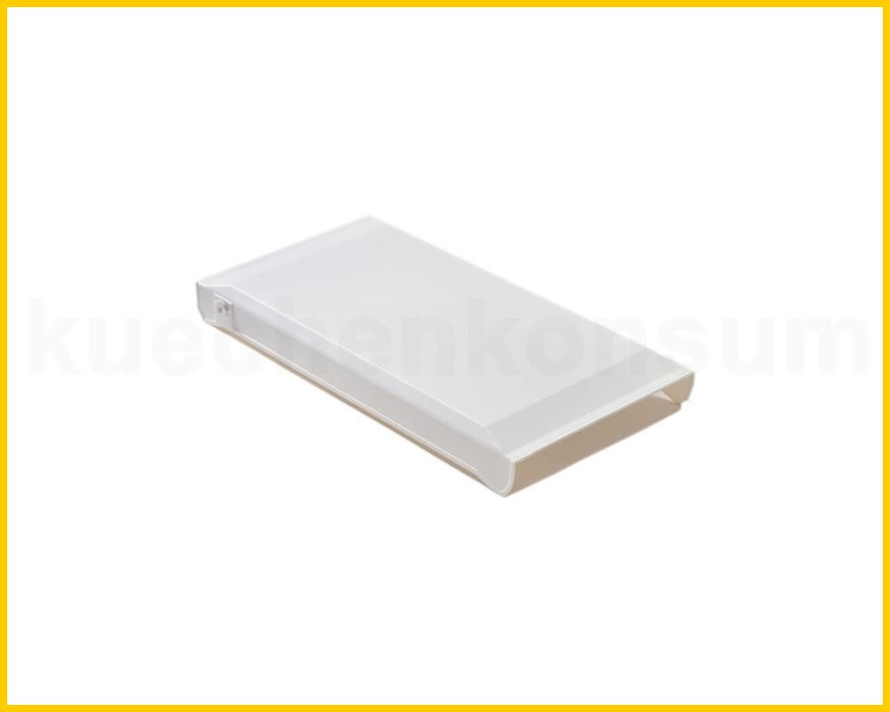 Hailo Einbaumülleimer Deckel 1081839 weiß 232 x 470 x 46 mm – Bild 2 von 4