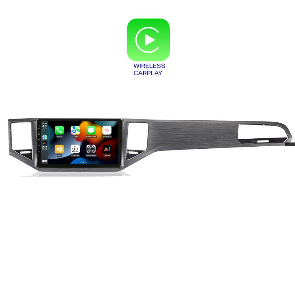 TAFFIO Für VW Golf 7 Plus Sportsvan 10" Touchscreen Android Radio GPS CarPlay Einbau-Navigationsgerät