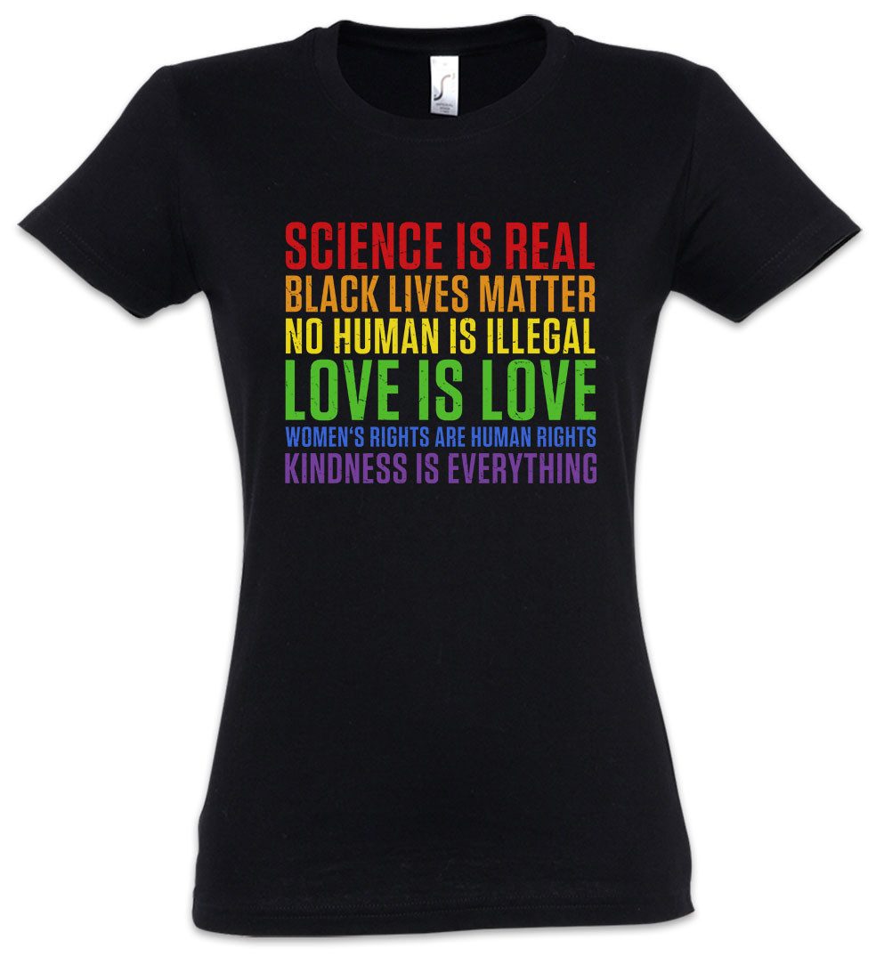 Urban Backwoods Print-Shirt Rainbow Sayings Damen T-Shirt Black Gay LGBTQ Gay Schwul Trans Pride (1-tlg) Month Trans Regenbogen
