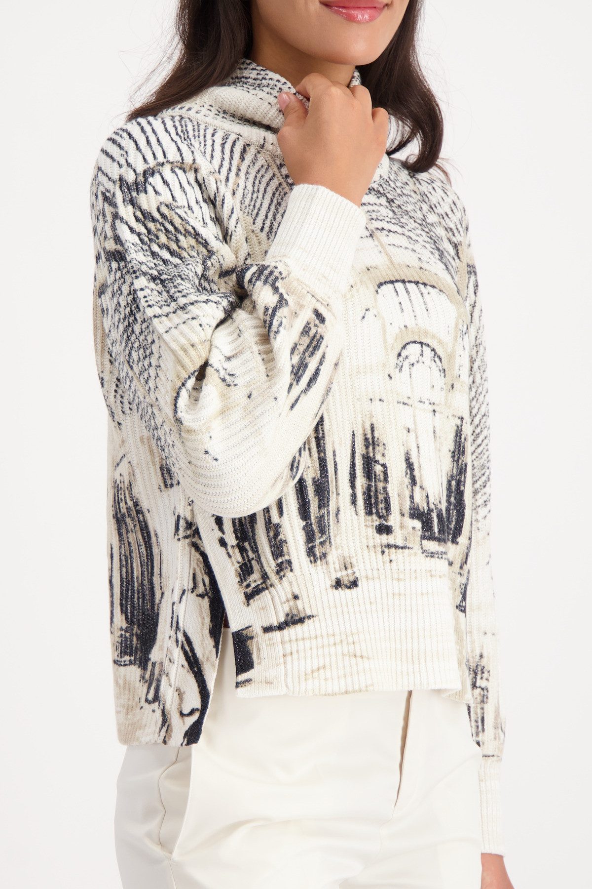 Monari Strickpullover Pullover Gallery allover Regular günstig online kaufen