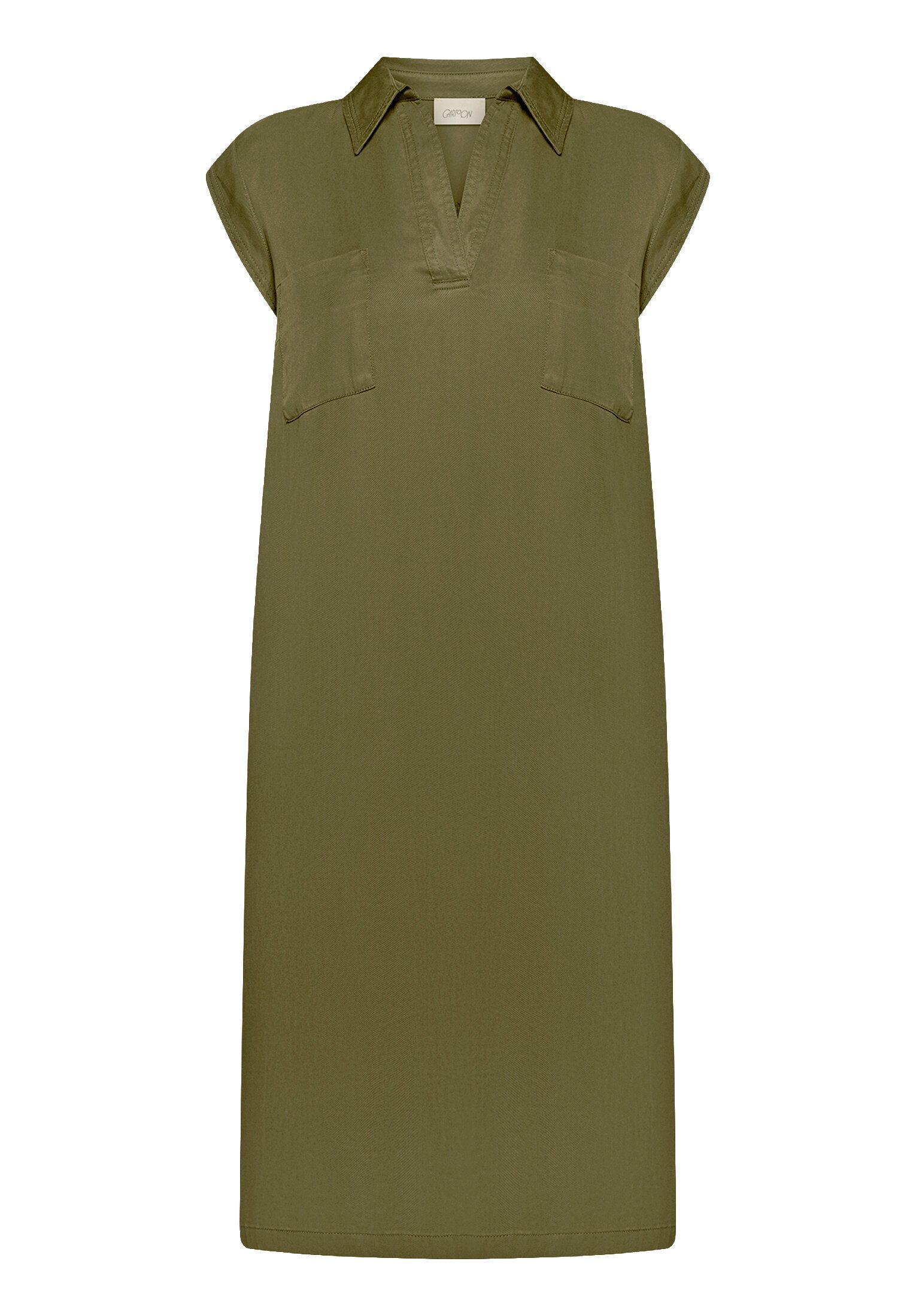 Cartoon Druckkleid Damen mit Kragen