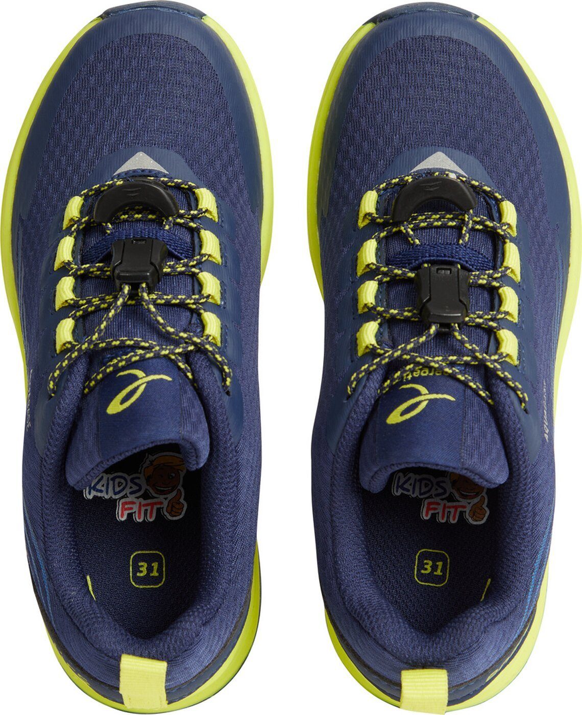 J Sneaker Black/Yellow Zyrox AQB Energetics Ki.-Running-Schuh Core