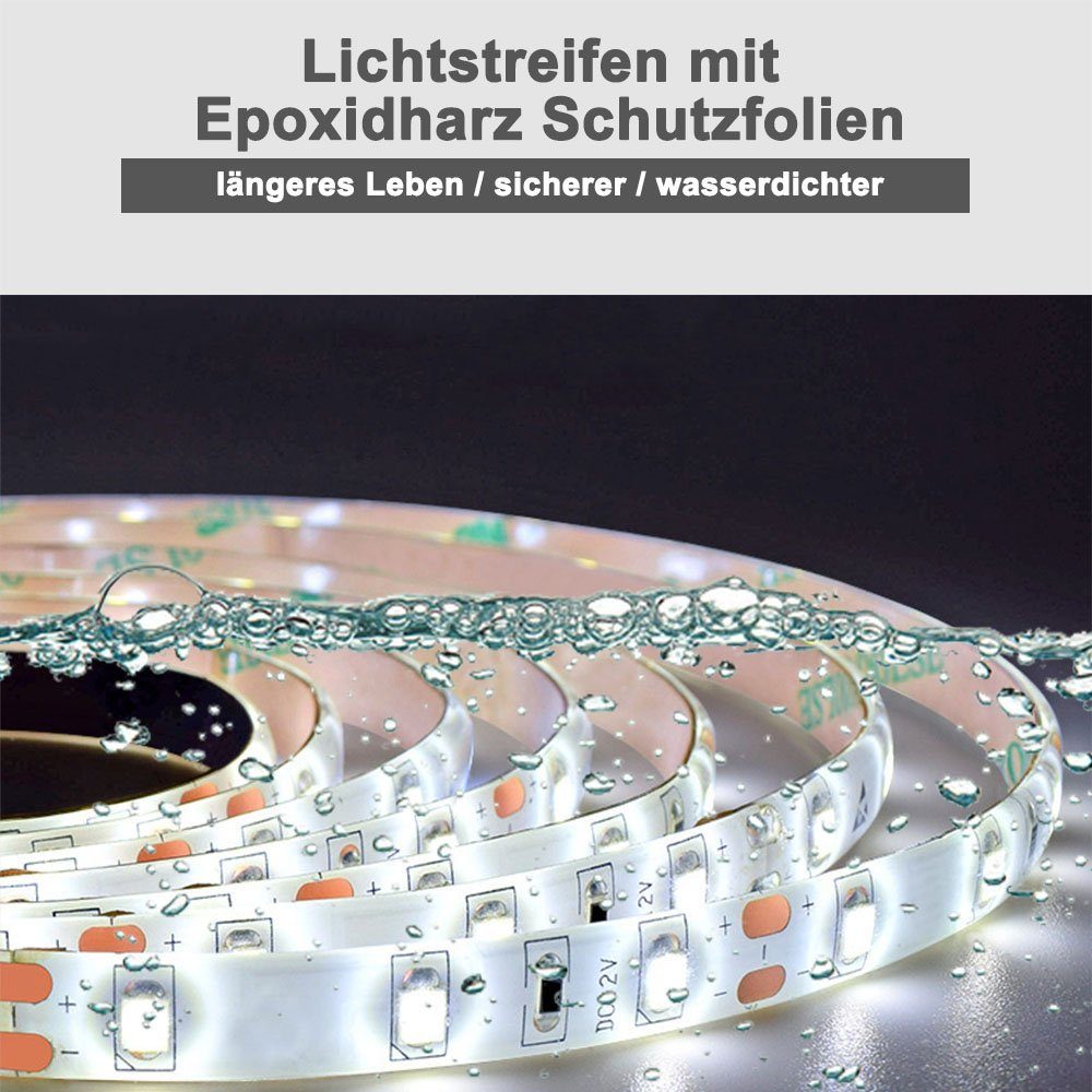 LED mit cm, Badspiegel Beschlagfrei Beleuchtung 45-80 duschspa Touch-Schalter Kaltweiß