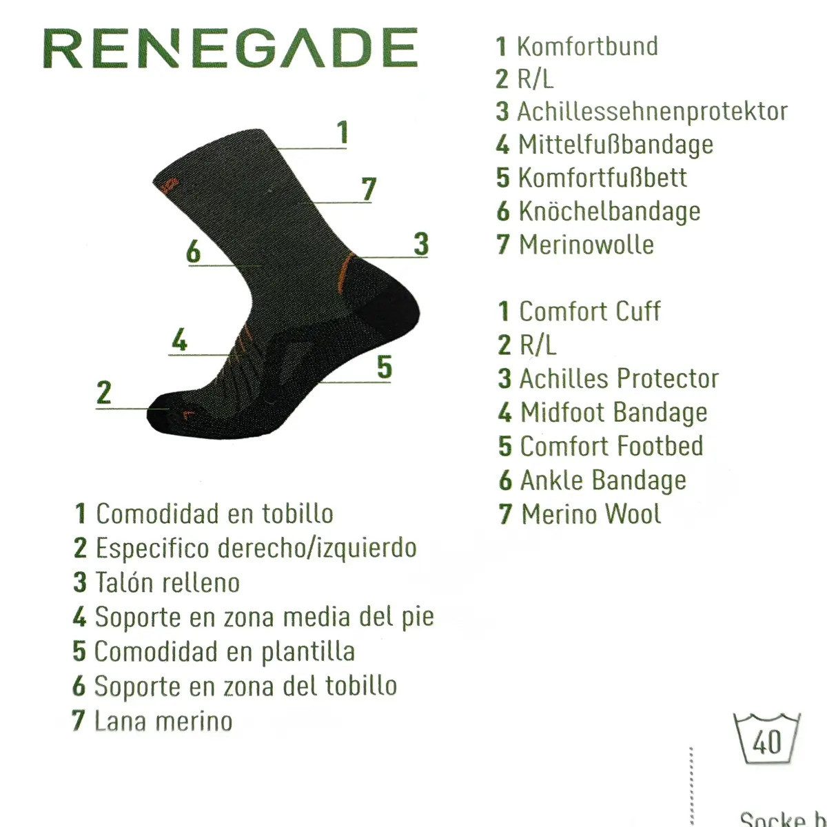 Lowa Wandersocken LOWA Renegade Socken günstig online kaufen