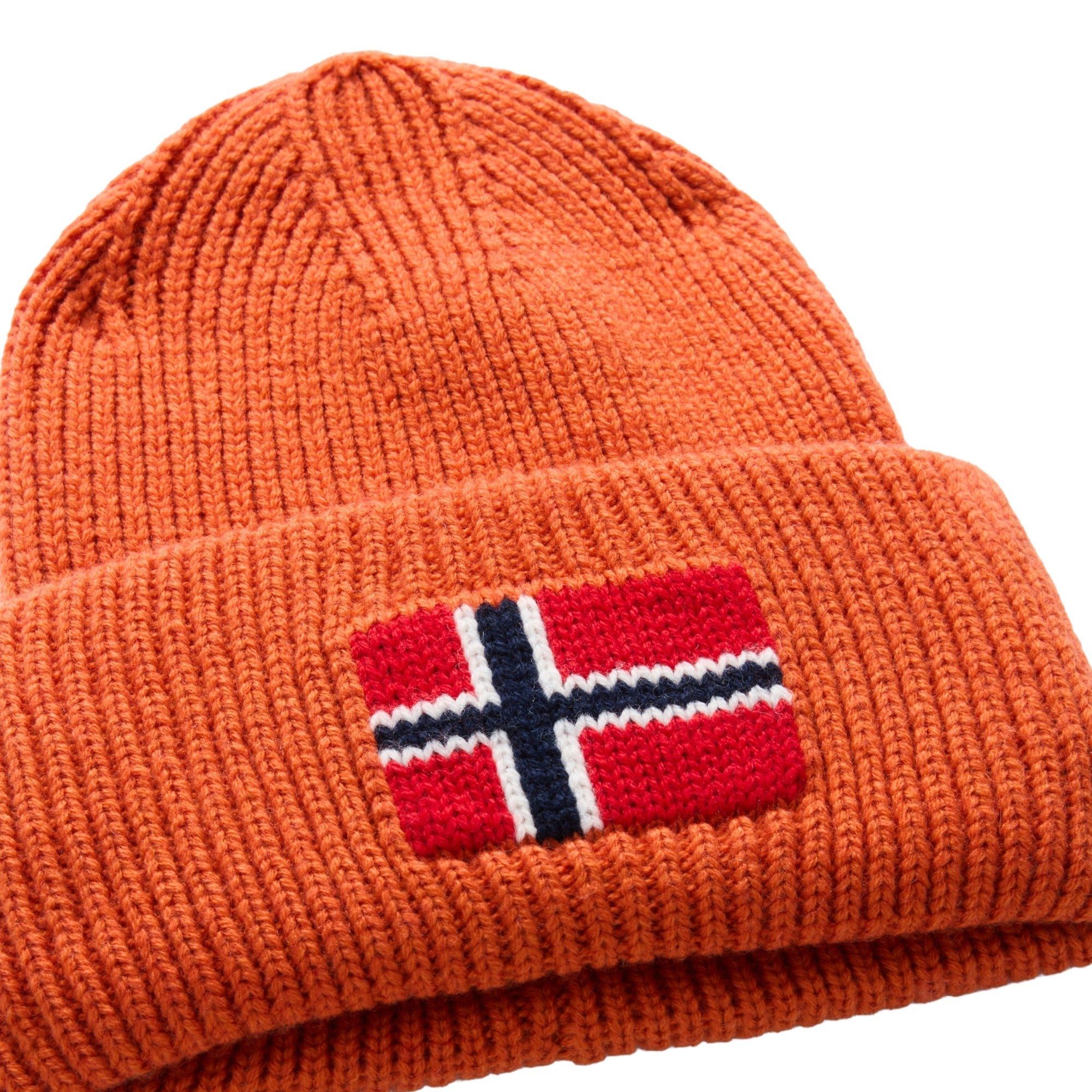 Napapijri Strickmütze F-Evei - Mütze (orange pumpkin)