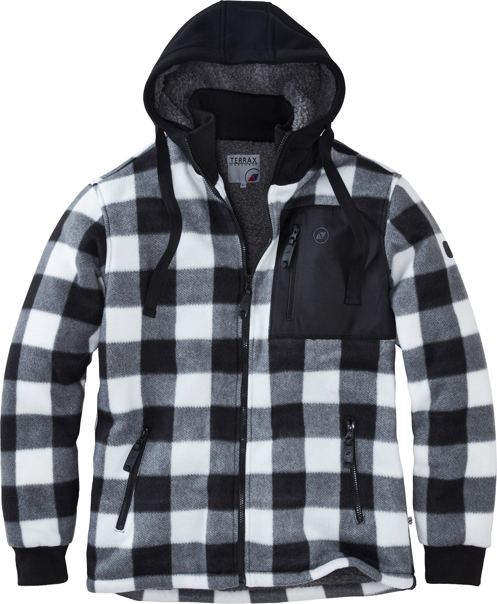 Terrax Workwear Langarmhemd 62061-1001 Terrax Thermohemd Karriert