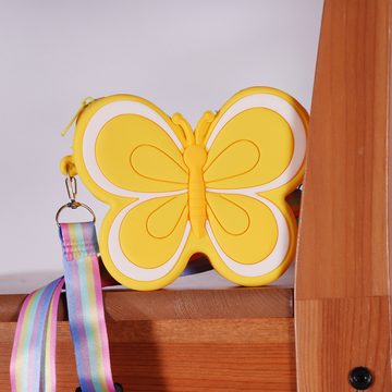 OGI MOGI TOYS Kindergartentasche Ogi Mogi Toys Silikon Gelbe Schmetterling Umhängetasche (1-tlg)