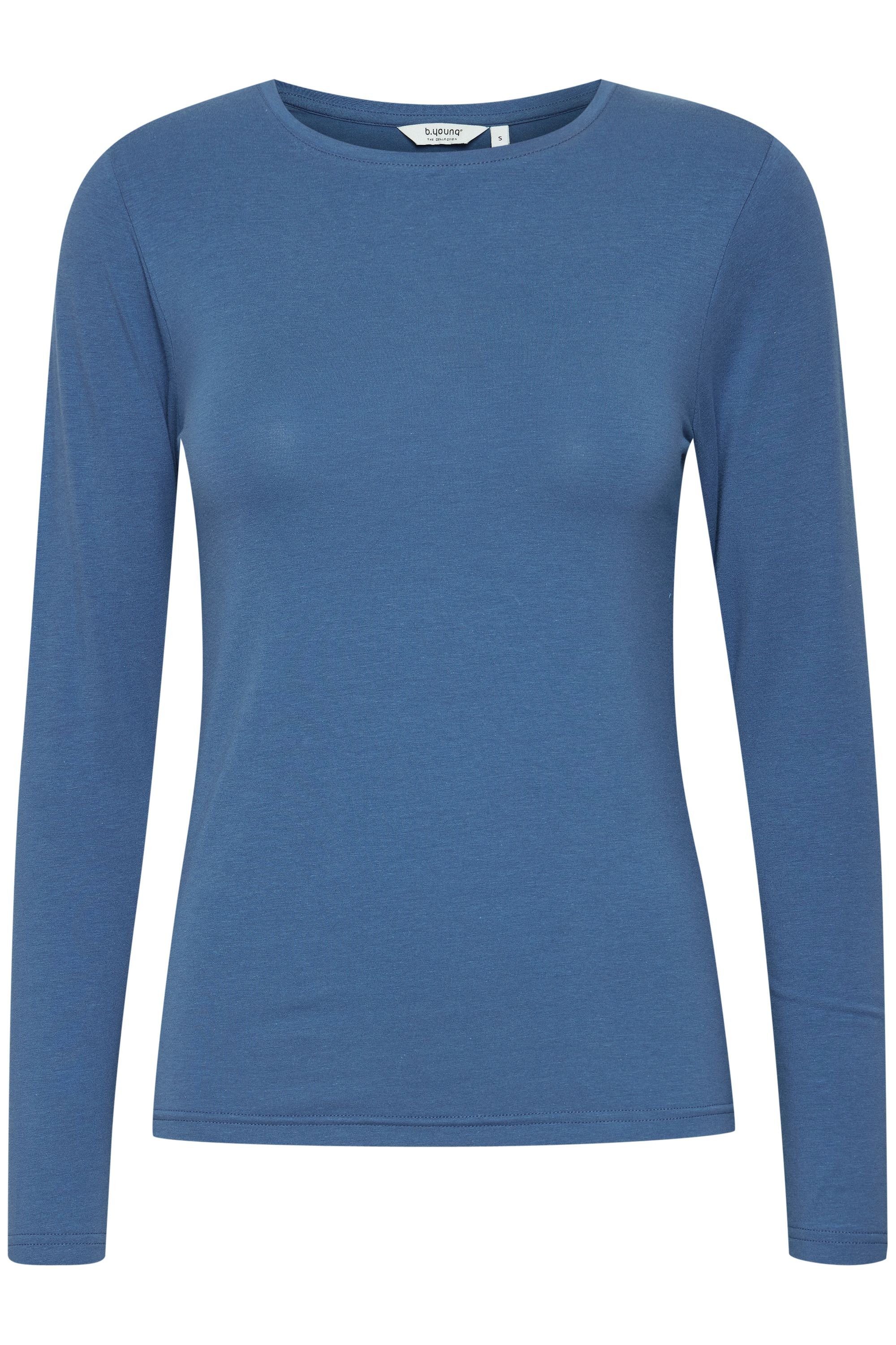 b.young Blue Sweatshirt TSHIRT Federal (184029) LS BYPAMILA -20807594