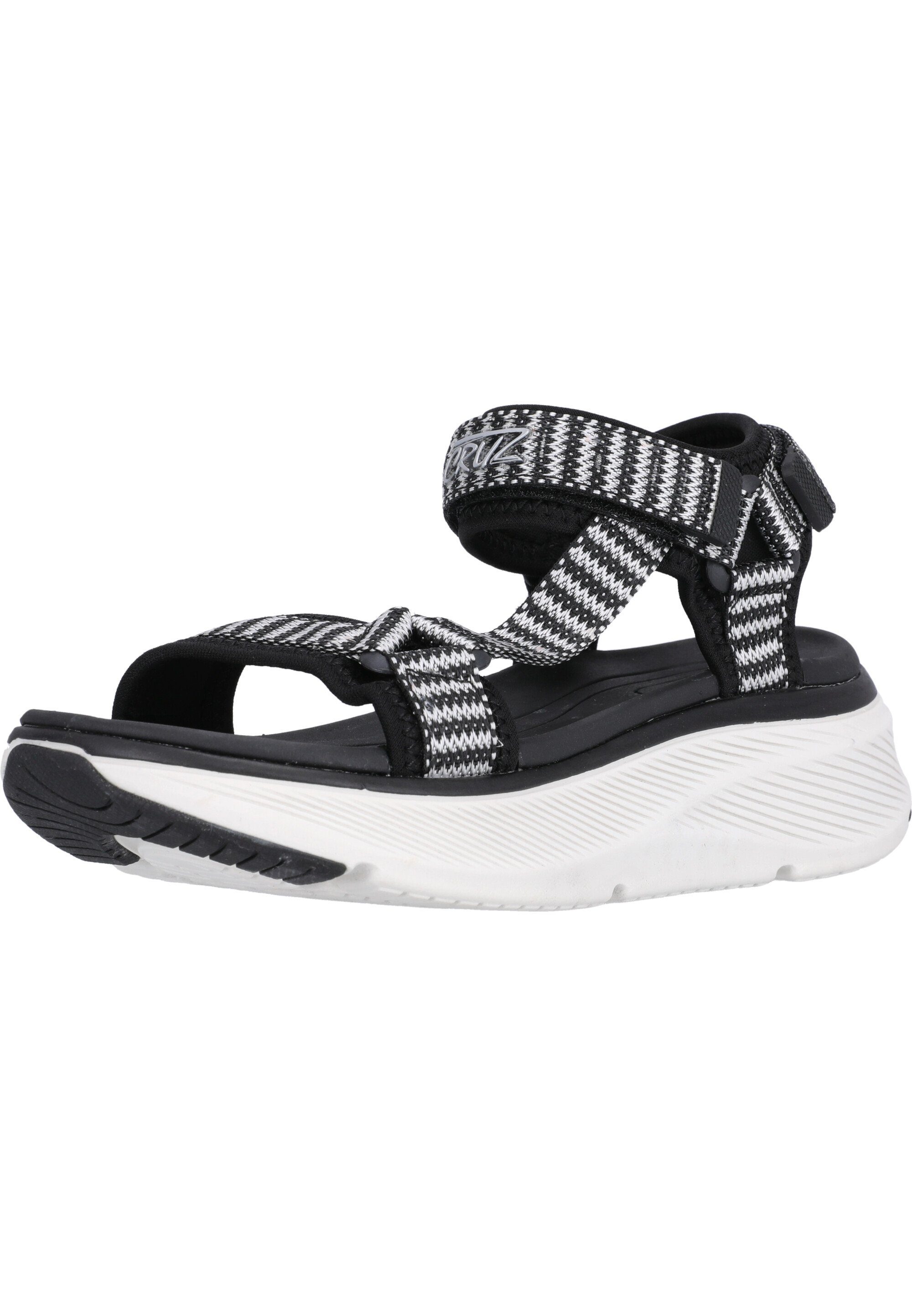 CRUZ Findel Sandale mit praktischem Allwetterprofil schwarz-weiß
