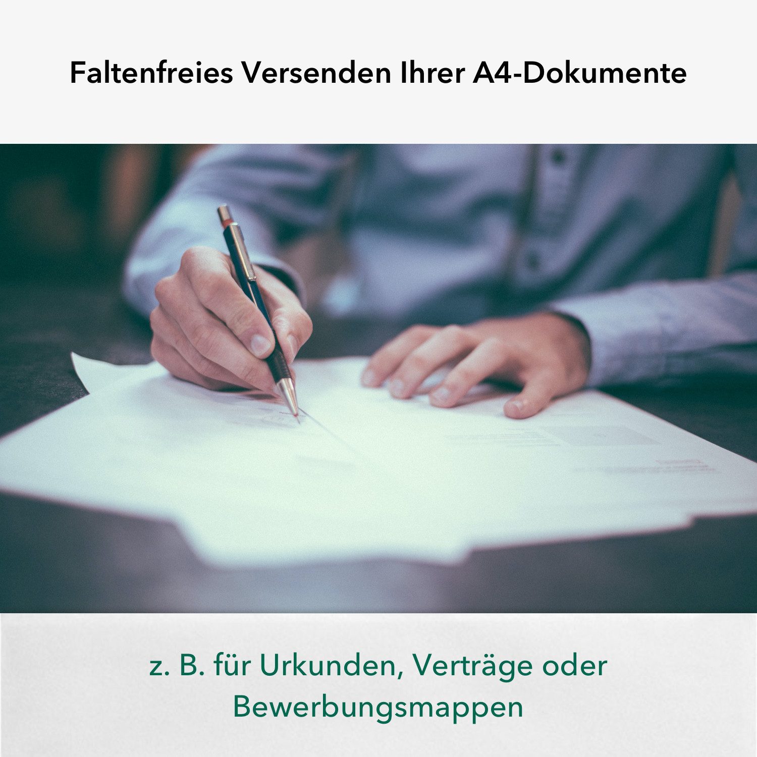 STRATAG Versandtasche Premium Versandtaschen B4 in Weiß, mit Papprückwand, 250 x 353 mm, mit Haftklebung und Abdeckstreifen, für Ihre knickfreien A4-Inhalte