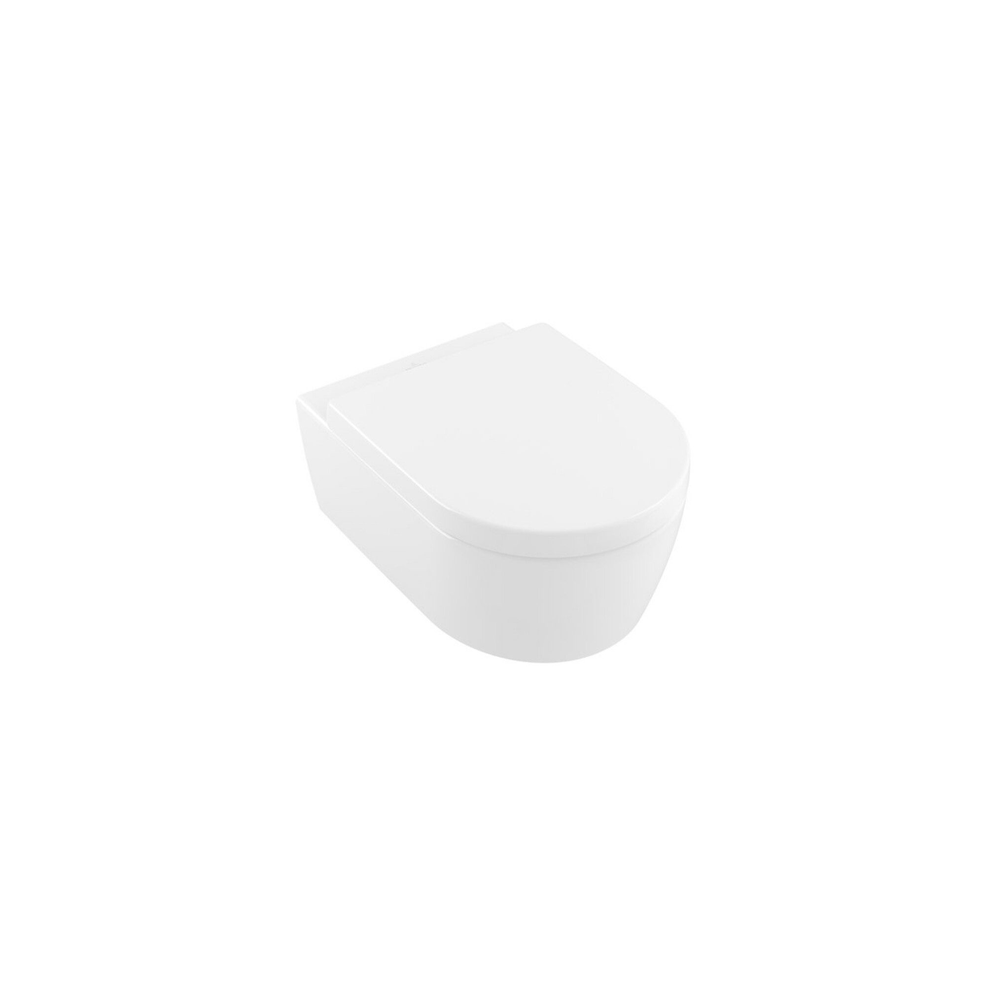 Villeroy & Boch Waschbecken V&B Combi-Pack-Wand-Tiefspüler AVENTO weiß, DirectFlush, mit WC-Sitz N