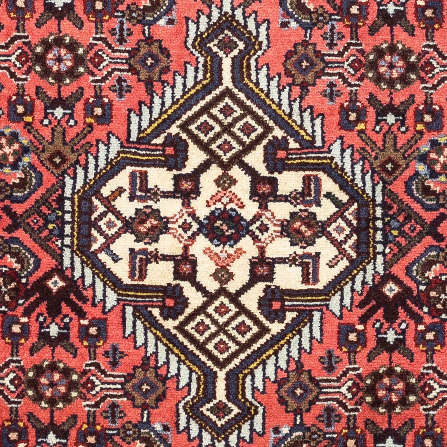 Wollteppich Hosseinabad Medaillon mm, Handgeknüpft morgenland, 10 125 x rechteckig, Rosso Höhe: cm, 80