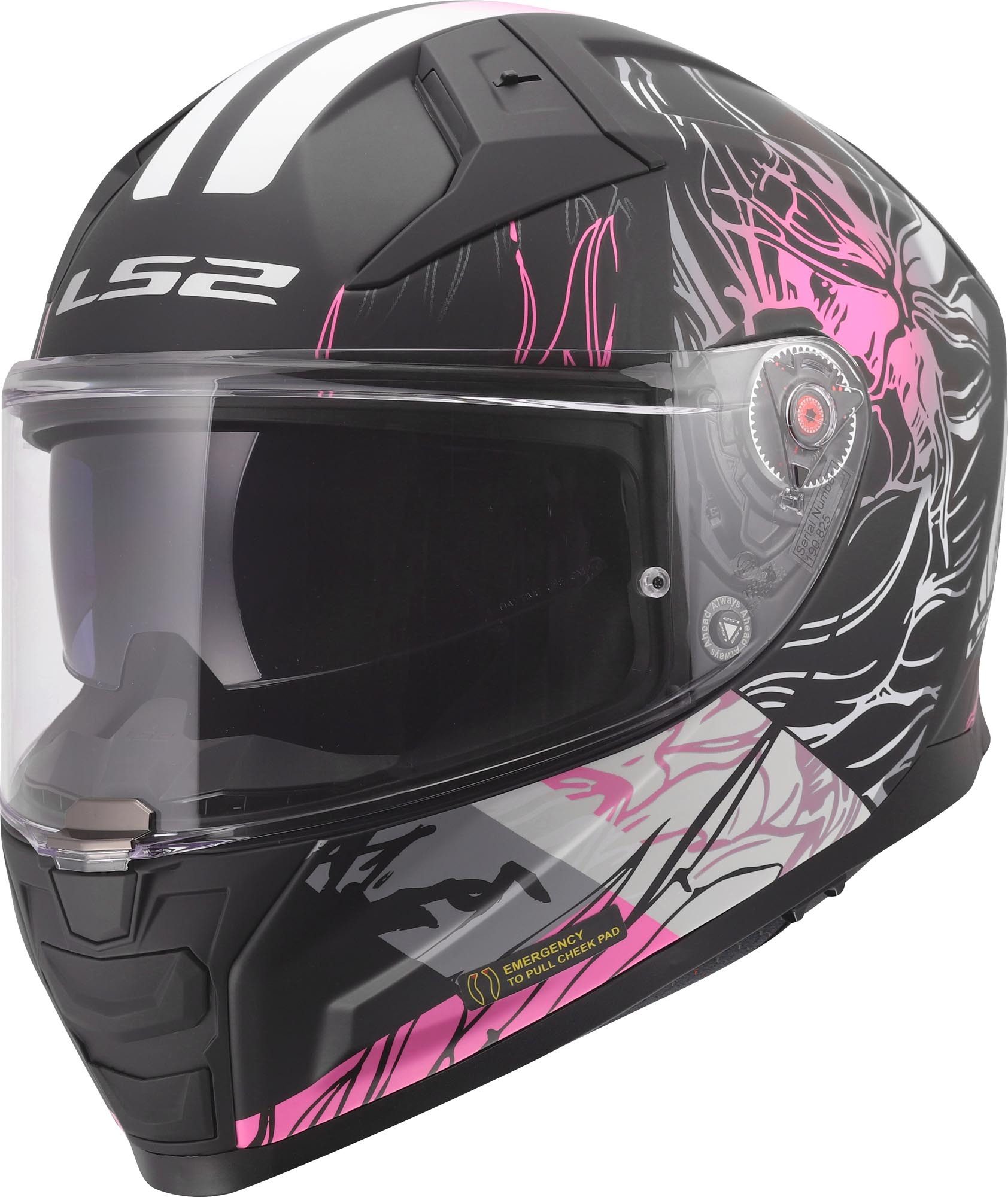 LS2 Motorradhelm FF811 Vector II Darflo Helm, Atmungsaktiv, Pinlock, ECE 22.06