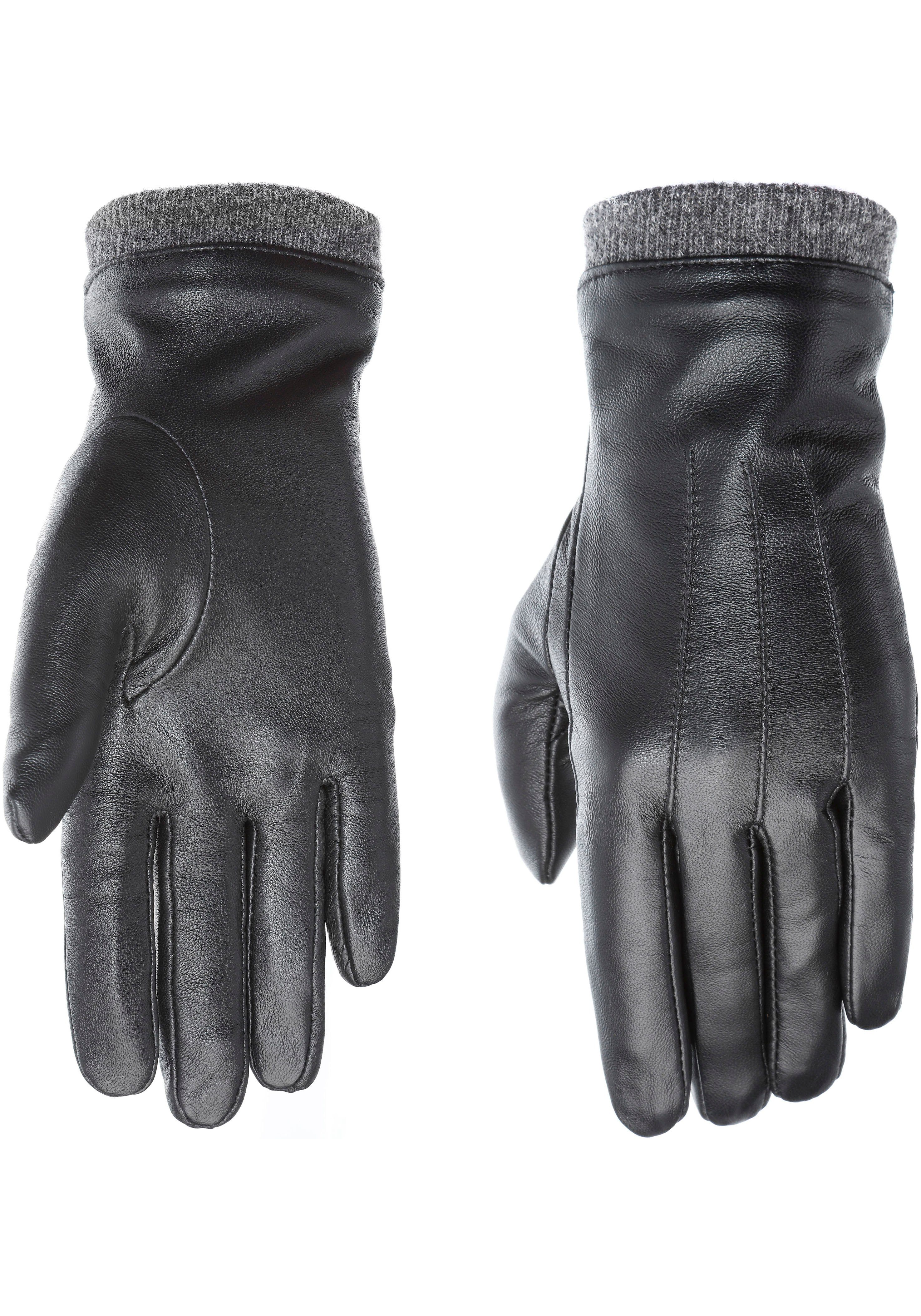 PEARLWOOD Lederhandschuhe Daisy Touchscreenfähig - mit 10 Fingern bedienbar günstig online kaufen