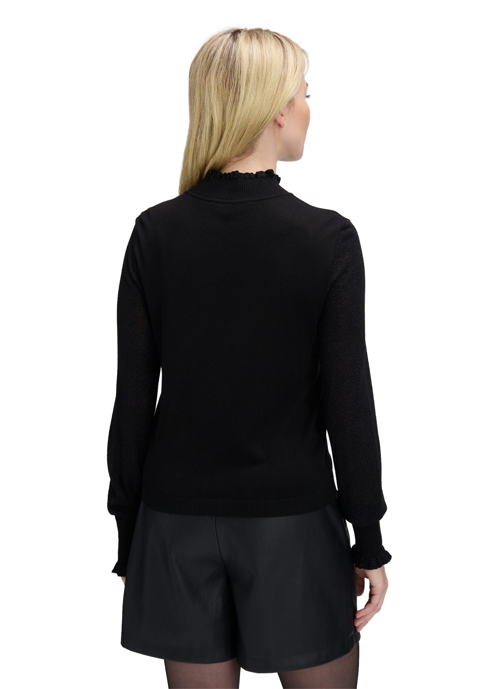 Betty&Co Strickpullover Damen mit Lurexfaden (1-tlg)