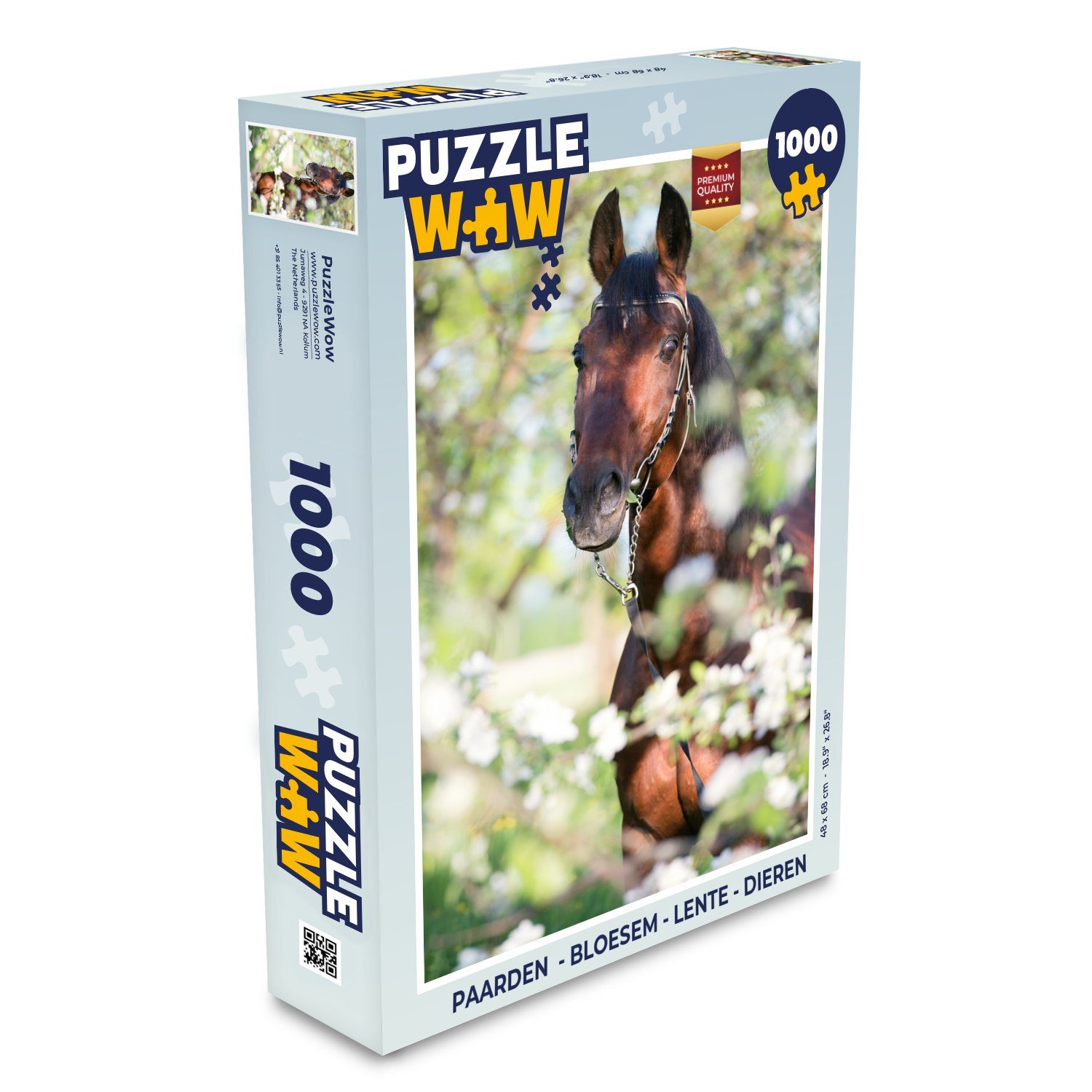 MuchoWow Puzzle Pferde - Blüte - günstig online kaufen