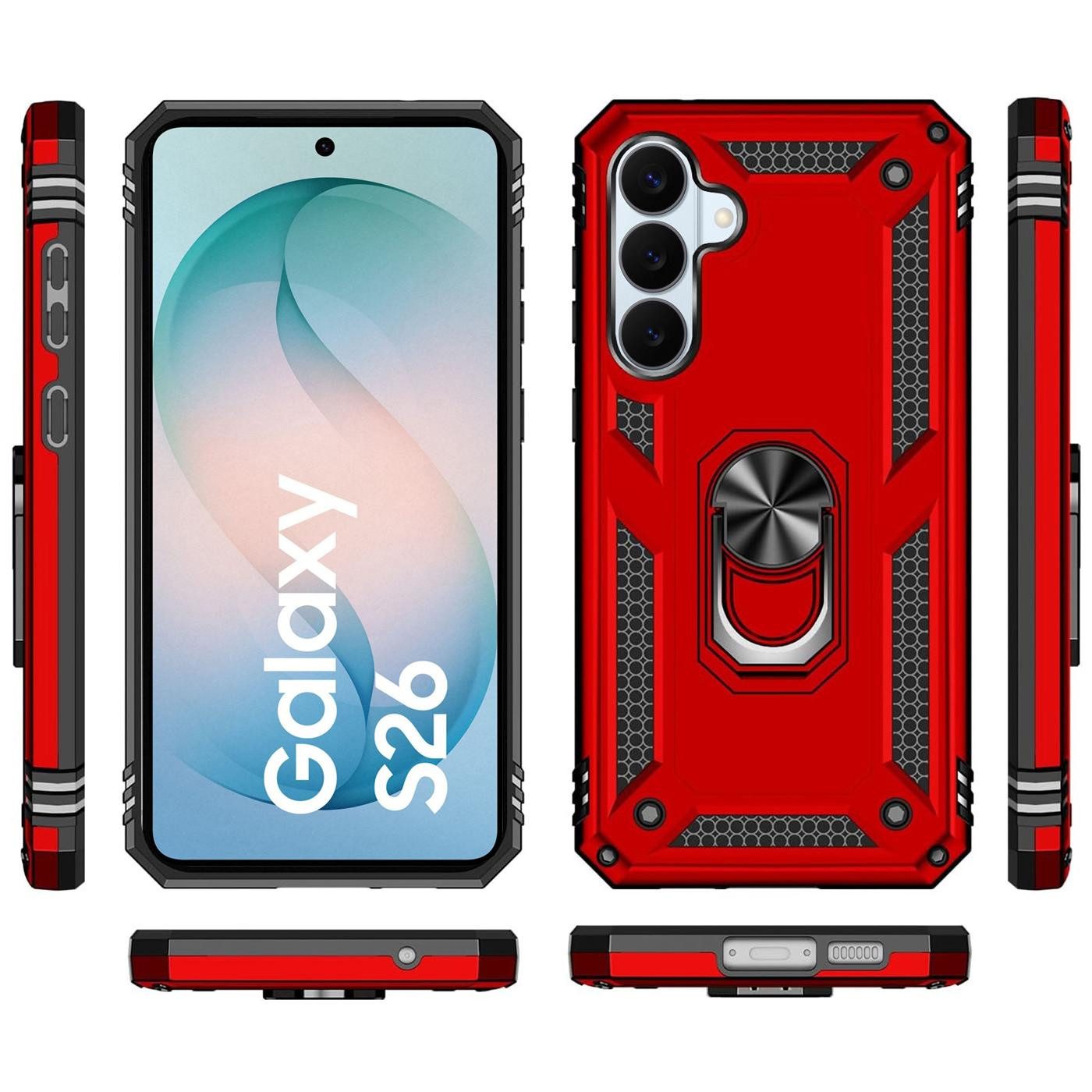 CoolGadget Handyhülle Armor Shield Case für Samsung Galaxy S26 6,3 Zoll, Outdoor Cover mit Magnet Ringhalterung Handy Hülle für Samsung S26 – Bild 2 von 5