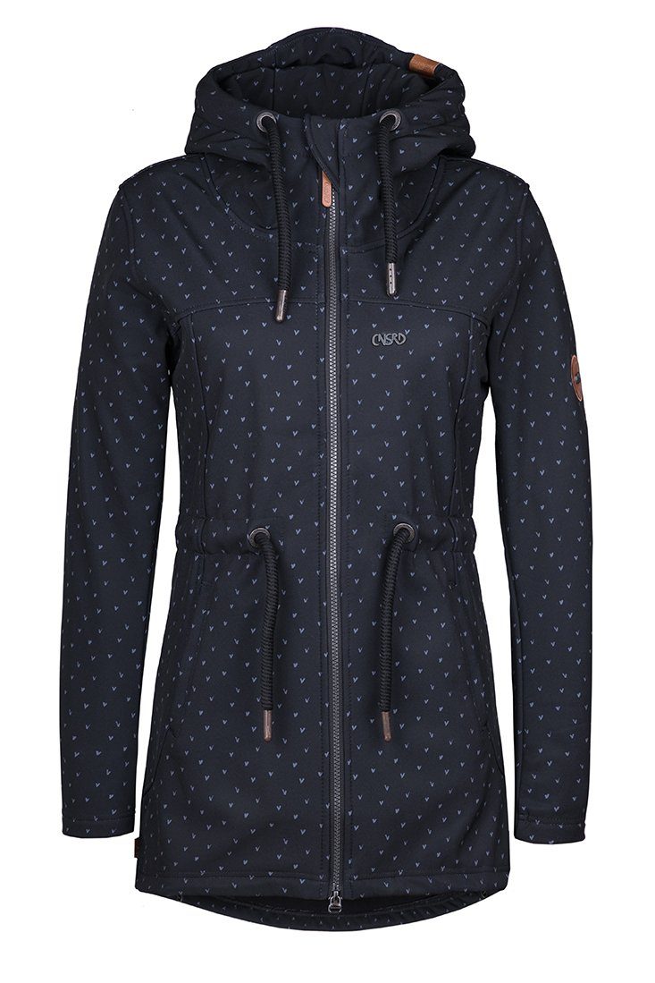 CNSRD Softshellparka CHARLOTTE D CS mit modischem Allover-Print