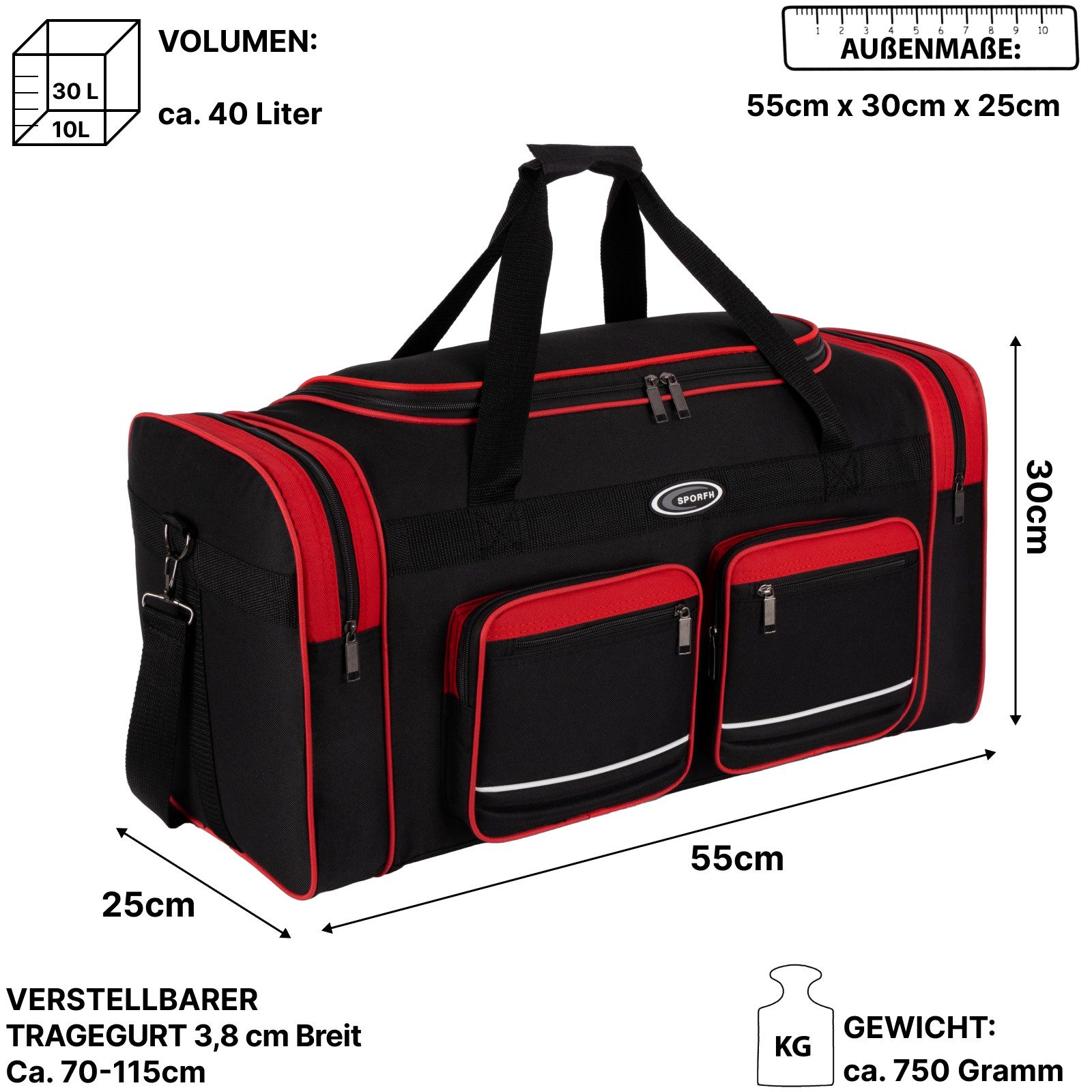 EAAKIE Sporttasche Sporttasche Saunatasche Reisetasche Fitnesstasche Damen Herren Kinder