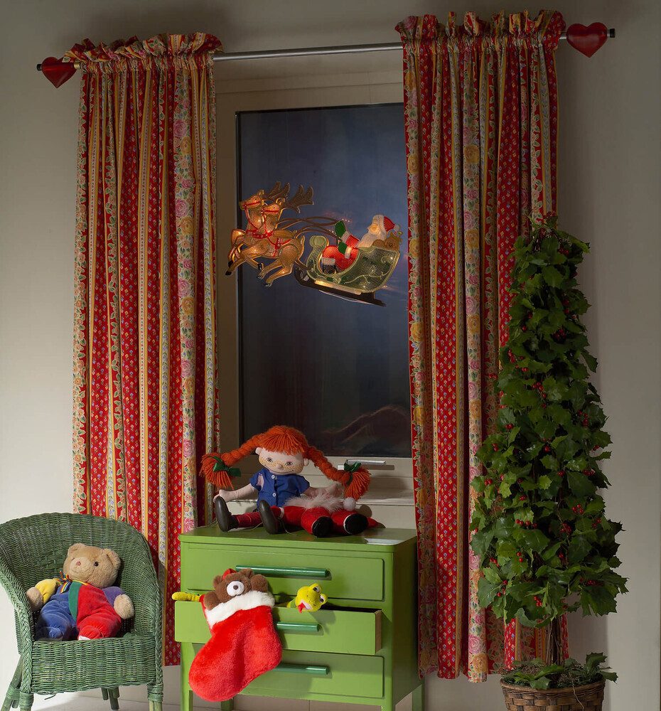 KONSTSMIDE Beleuchtetes Fensterbild 20-flammig, Kunststoff, warmweiß, günstig online kaufen