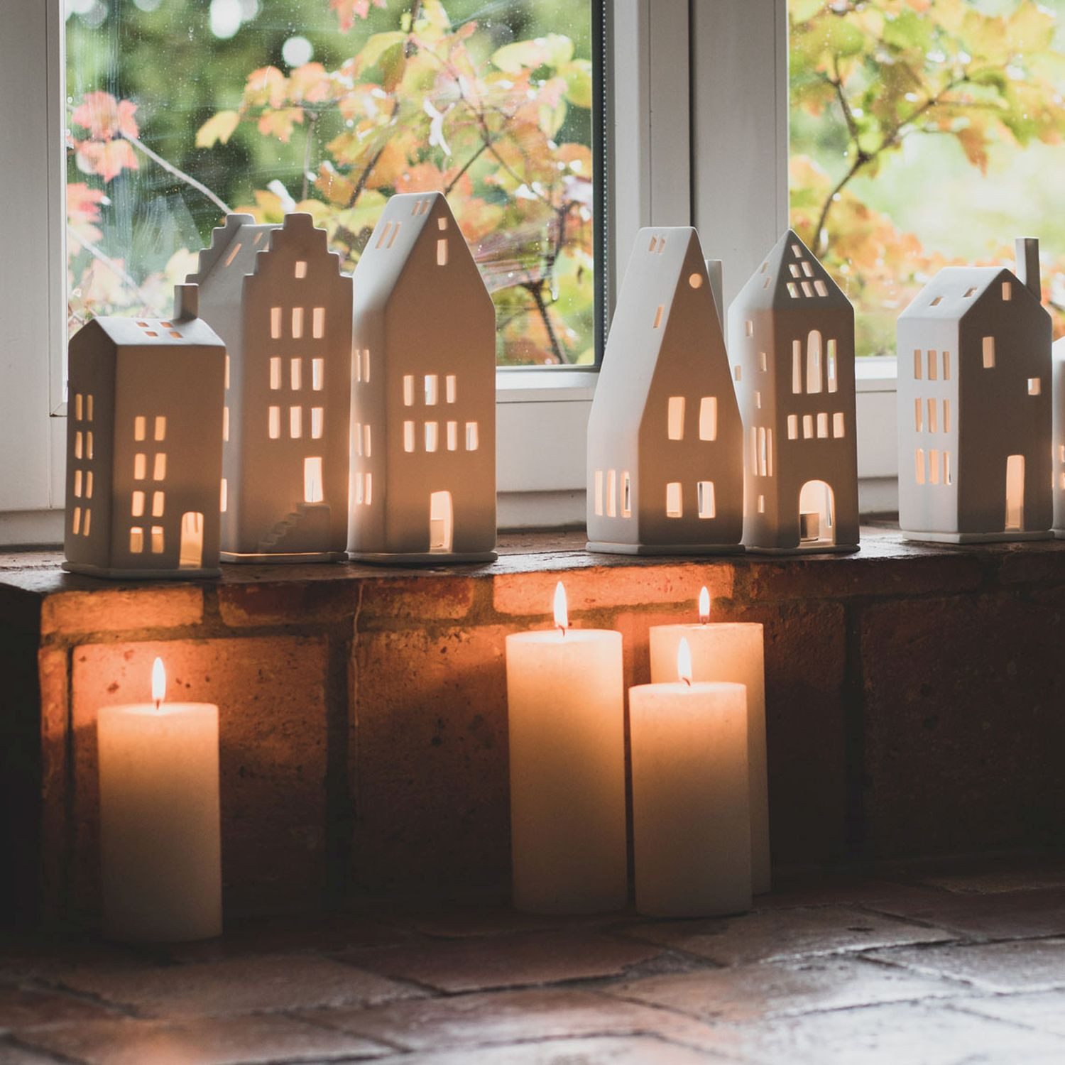 Räder Design Teelichthalter Lichthaus Giebeldach günstig online kaufen