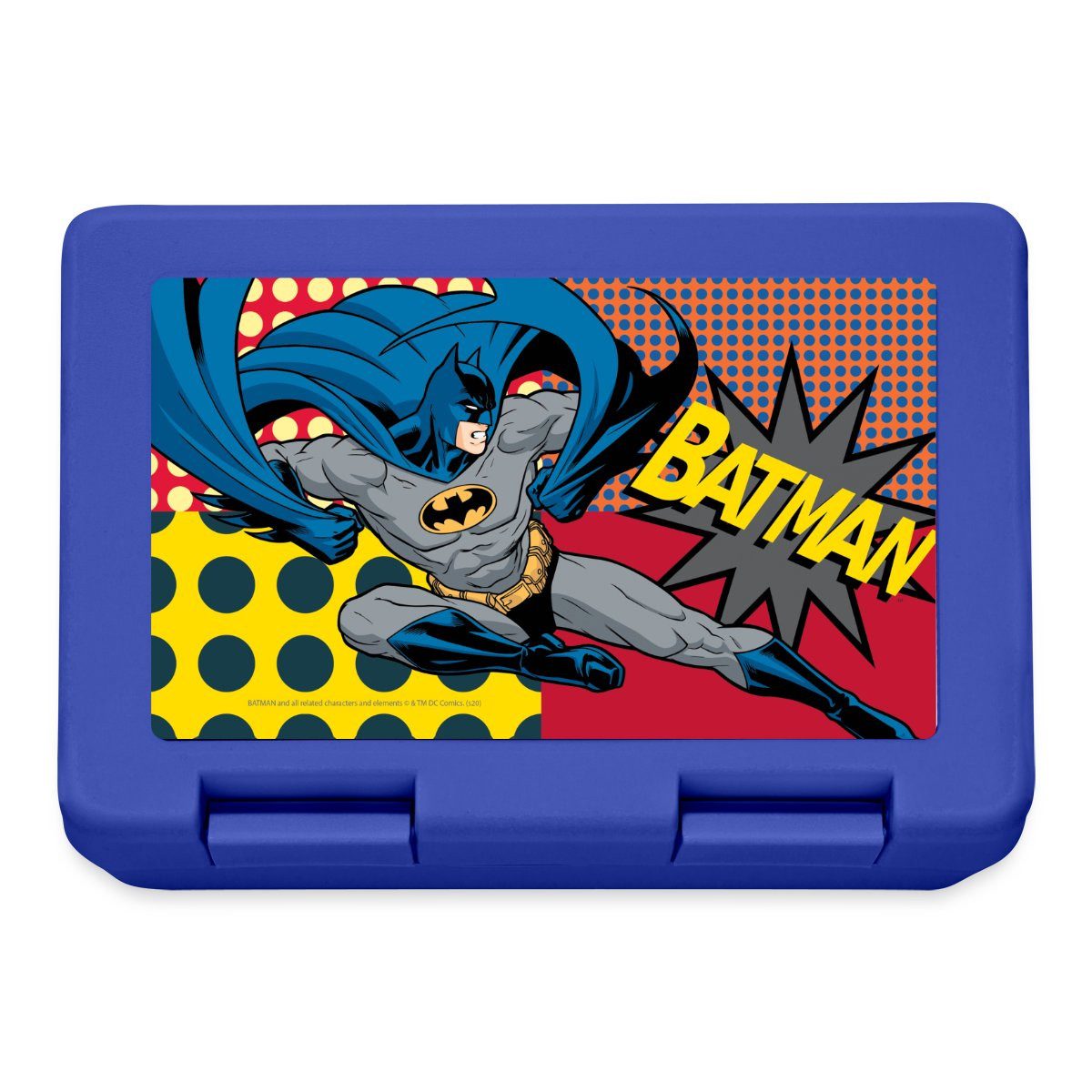 Spreadshirt Lunchbox Batman Comic Book Pose Brotdose Lunchbox, Plastik, Aluminium
