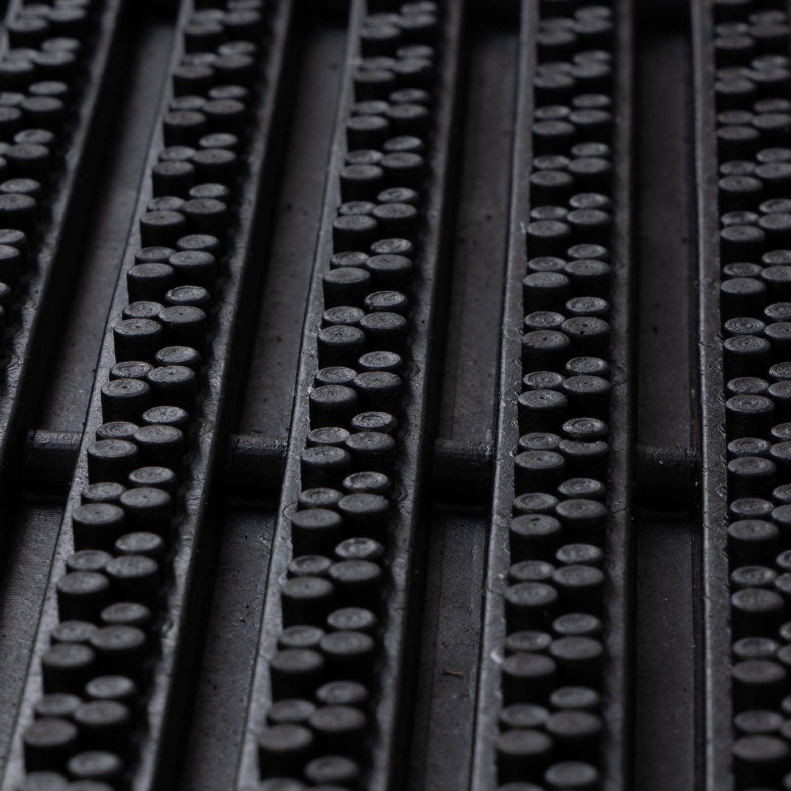 Kubus Fußmatte Wetterfest, mit abgeschrägter Anlaufkante, Rechteckig, Höhe: 20 mm, Hohe Bodenhaftung