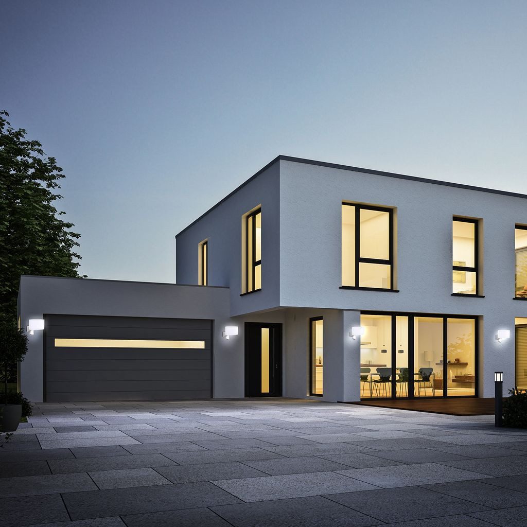 B.K.Licht Flutlichtstrahler Wandleuchte 20W 2.300lm 4.000K günstig online kaufen