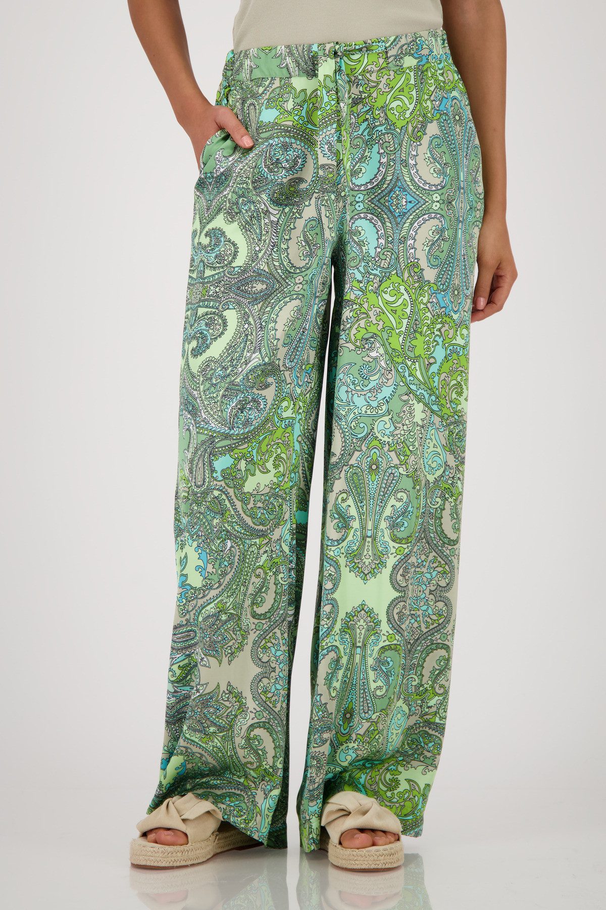 Monari Stoffhose Hose Paisleydruck 76cm Mit günstig online kaufen