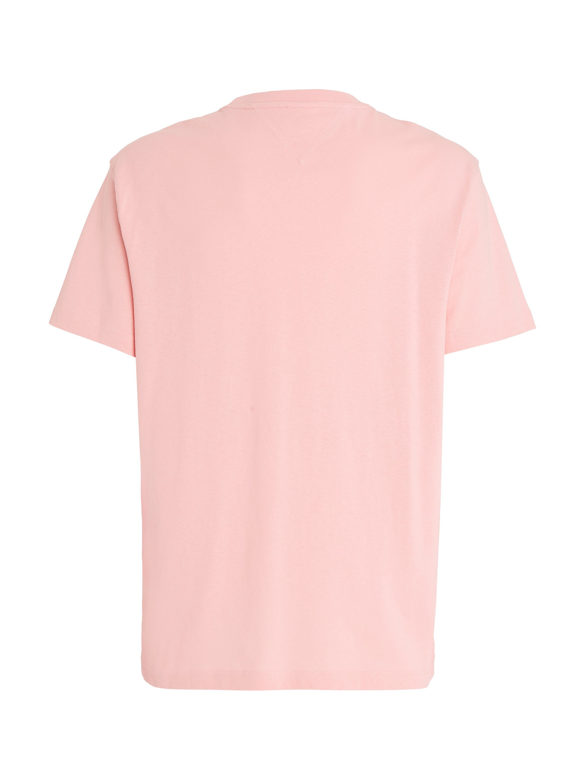 Ballet TEE REG T-Shirt SIGNATURE Pink Jeans mit Logostickerei Tommy TJM EXT